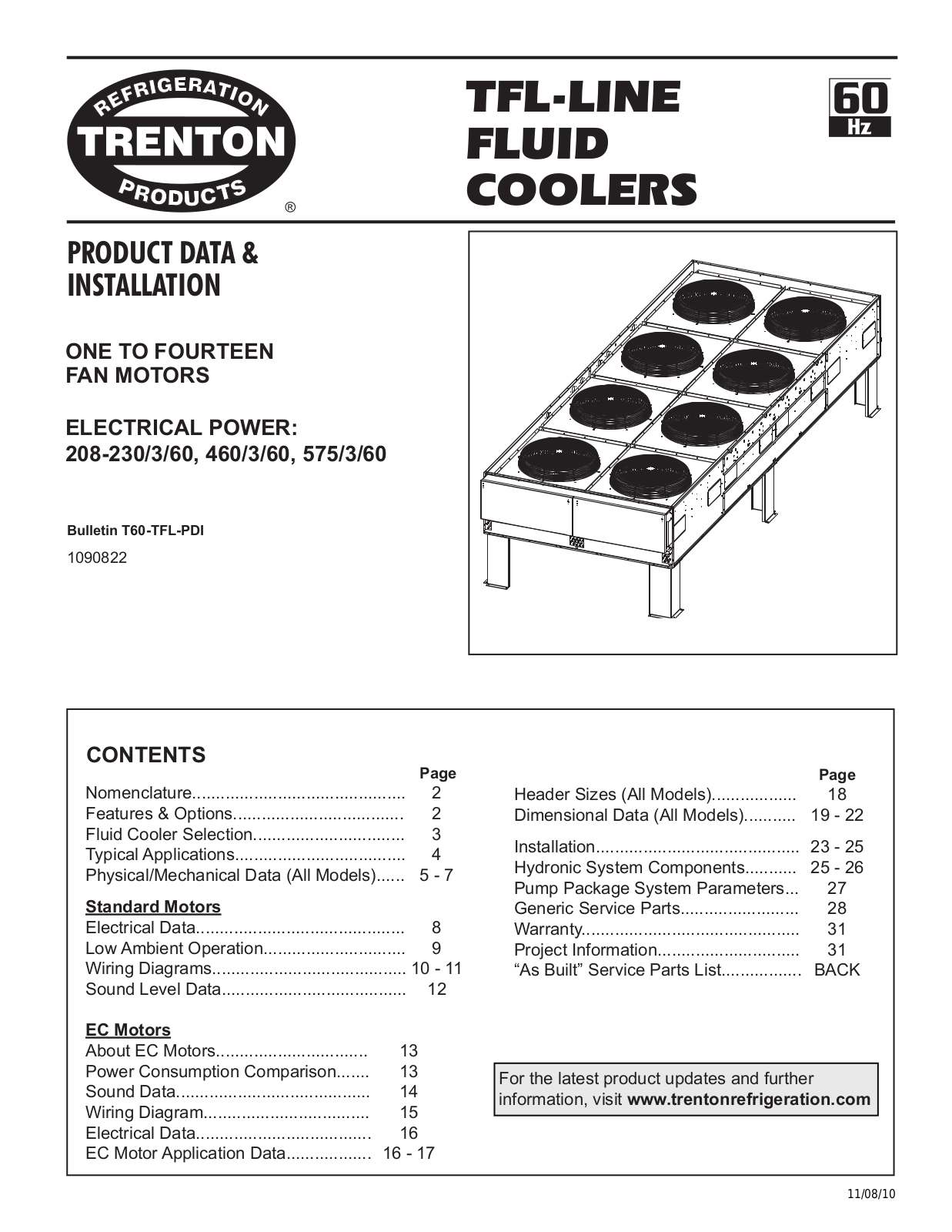 Trenton TFL Installation  Manual