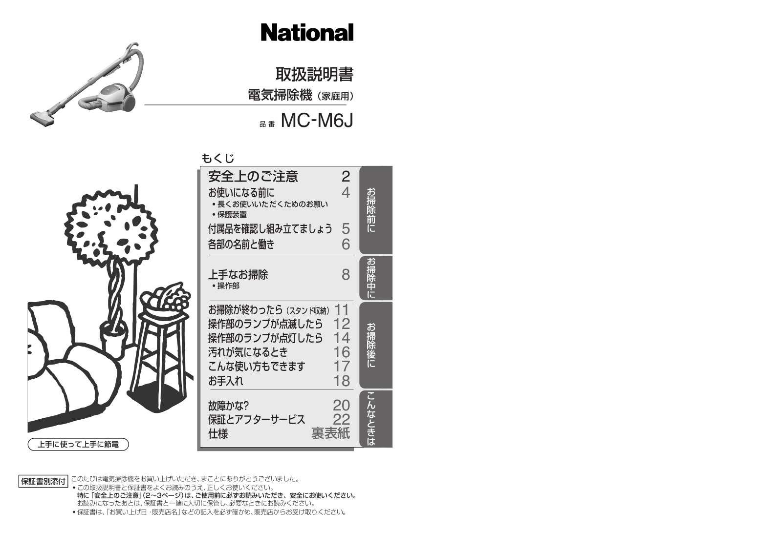 National MC-M6J User guide