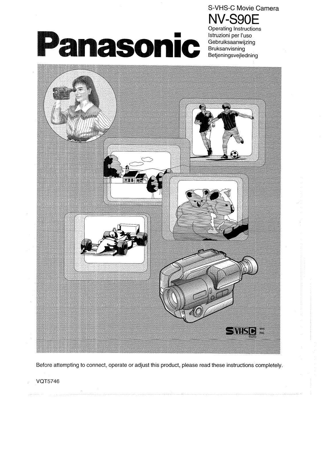 Panasonic NV-S90E Operating instructions