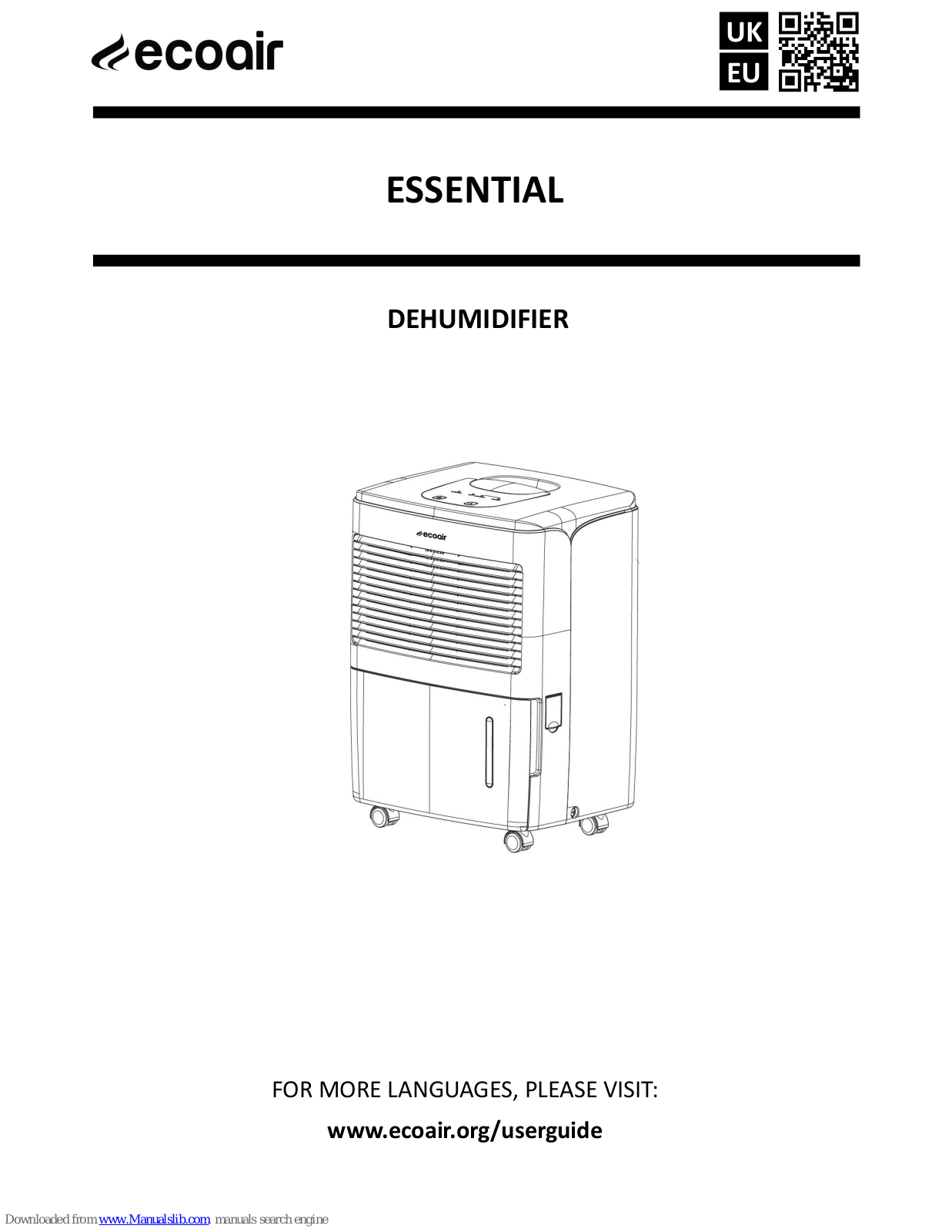 Ecoair ESSENTIAL User Manual - ManualMachine.com