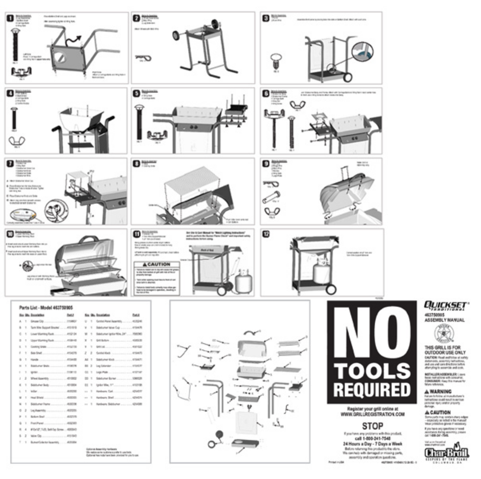 Charbroil 463750905 Owner's Manual