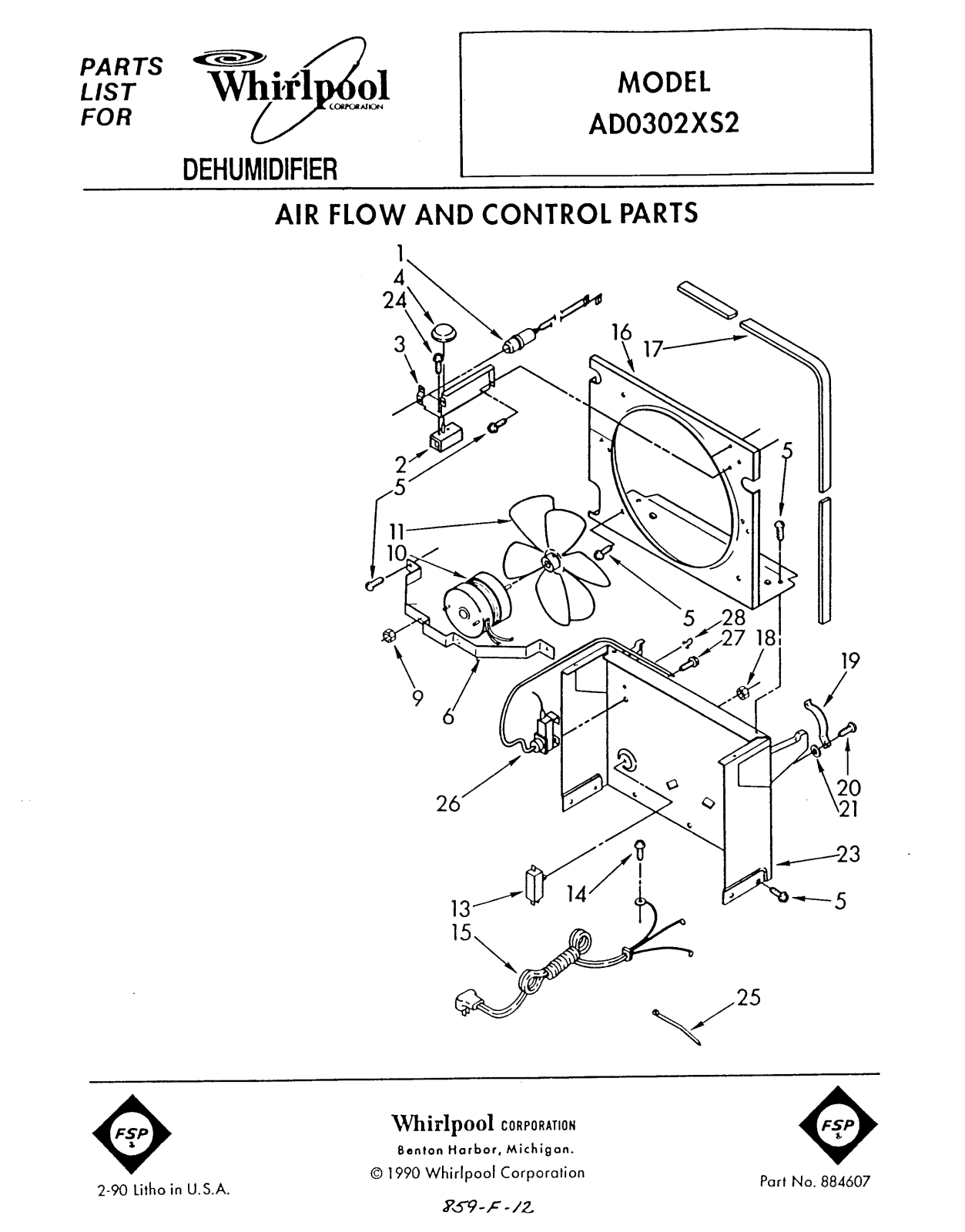 Whirlpool Ad0302xs2 Installation Template - ManualMachine.com