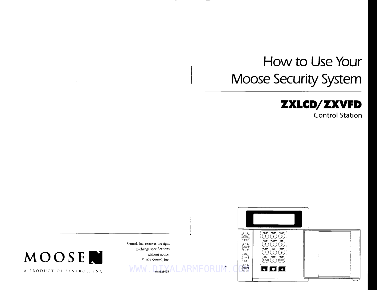 MOOSE ZXLCD, ZXVFD User Manual - ManualMachine.com