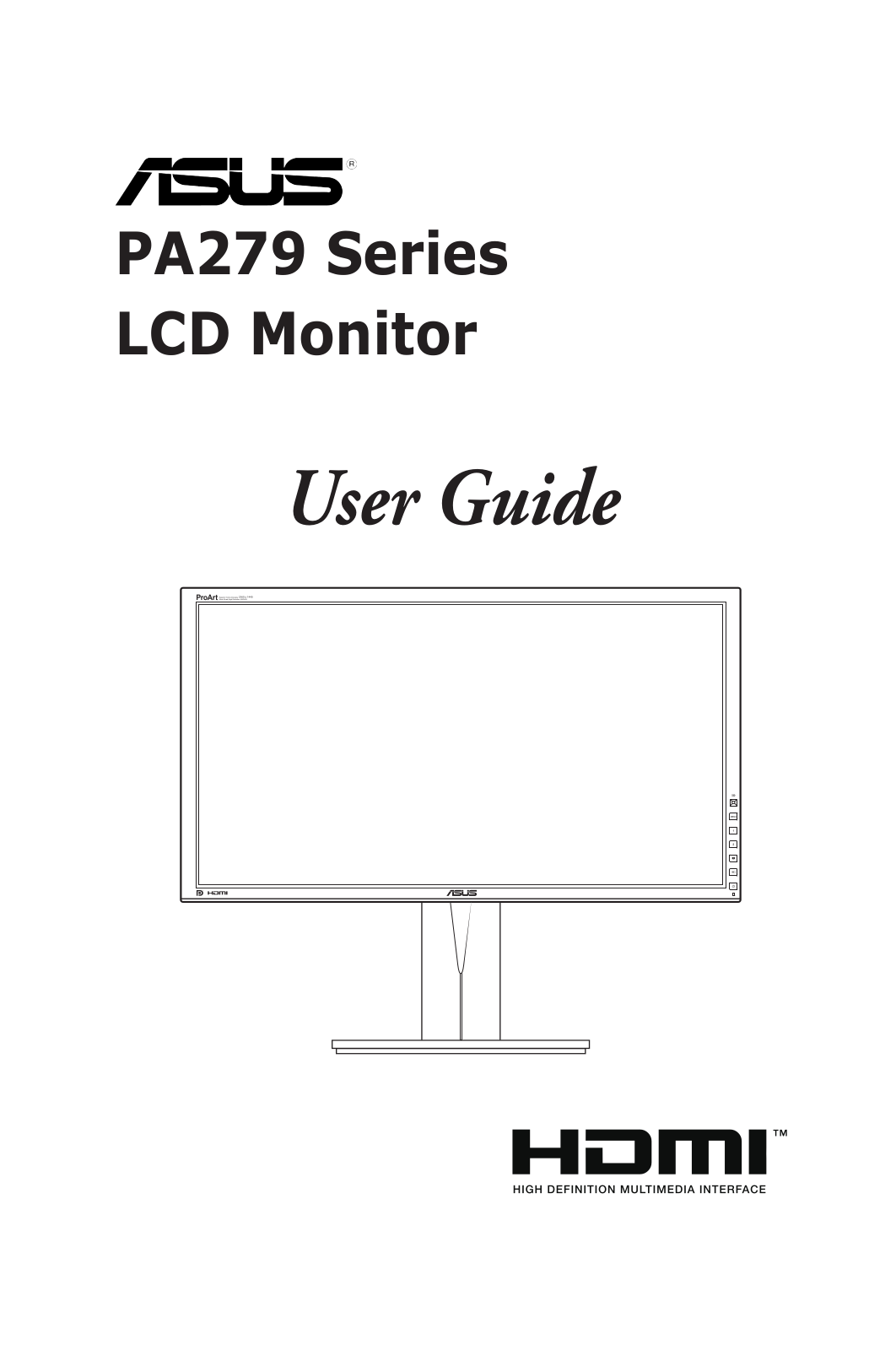 Asus PA279 User Manual