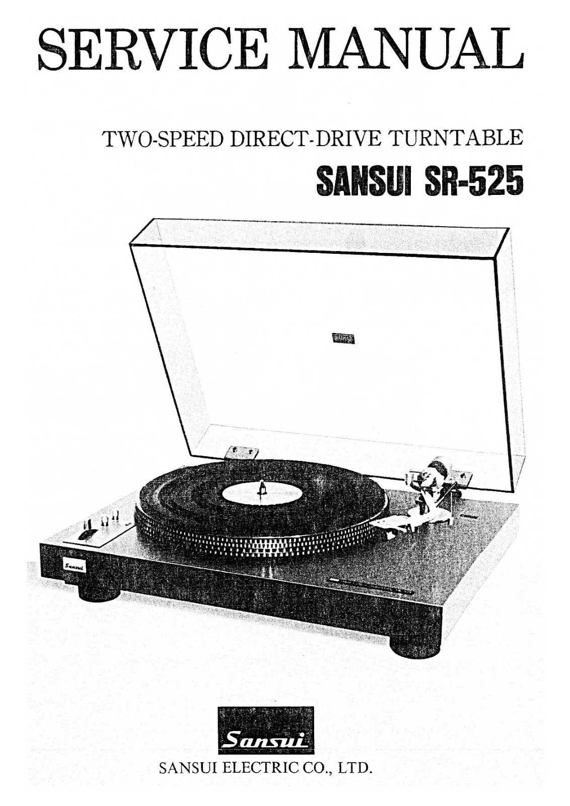 Sansui SR-525 Service Manual