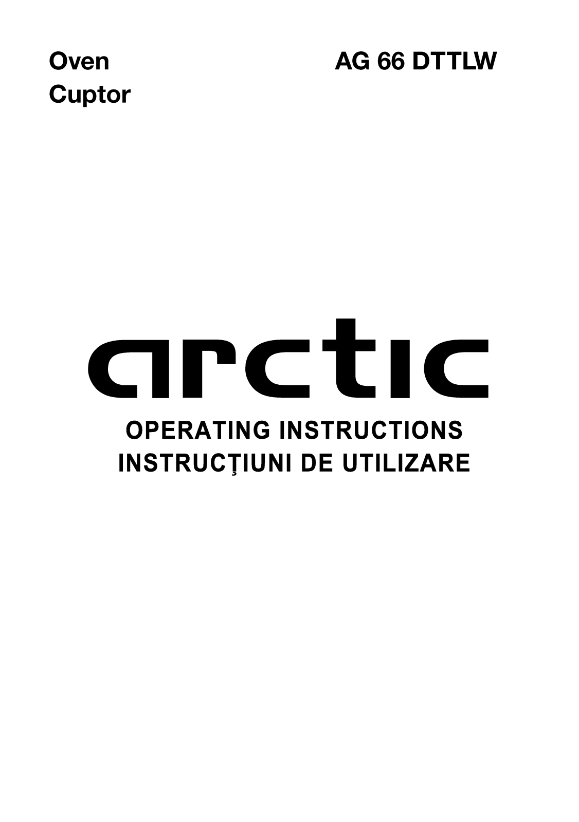 Arctic AG66DTTLW User guide - ManualMachine.com