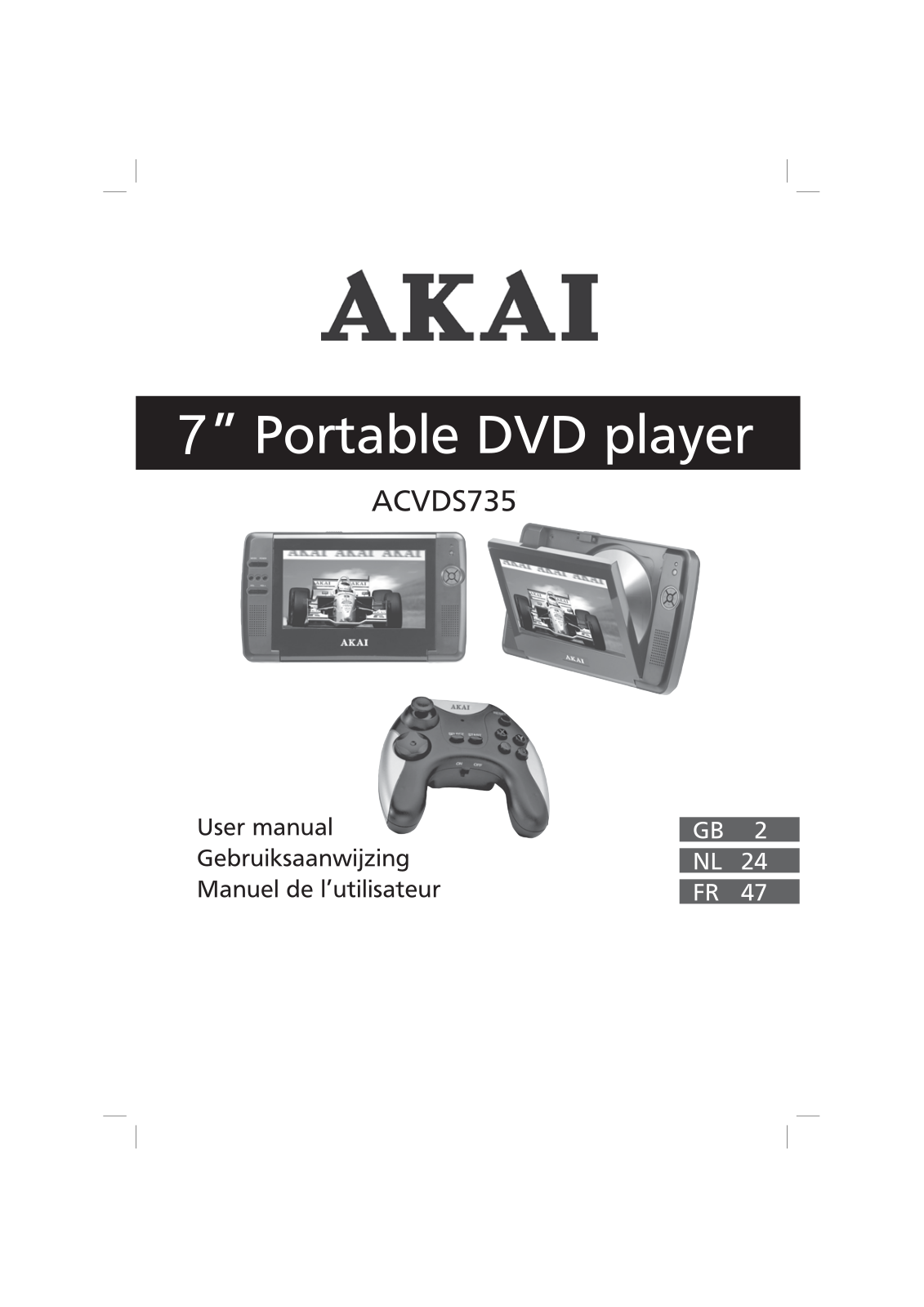 Akai ACVDS735 User Manual