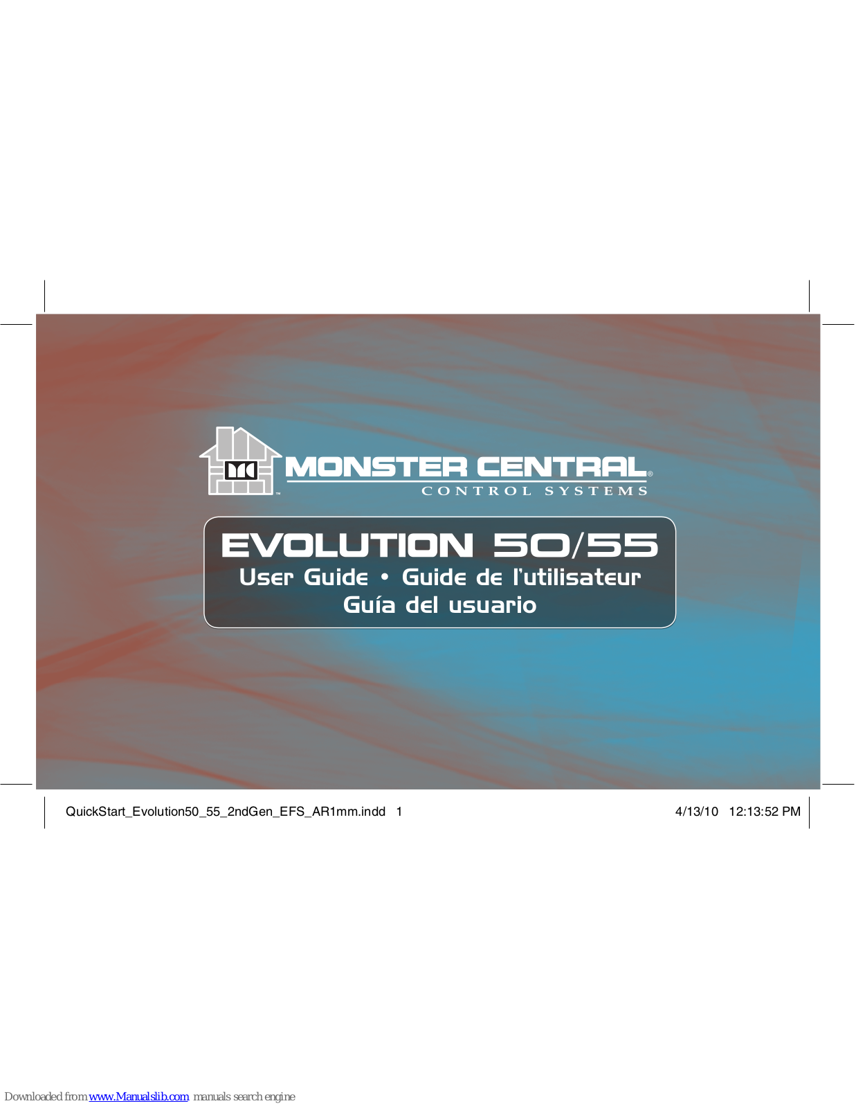 Monster Central EVOLUTION 50, EVOLUTION 55 User Manual