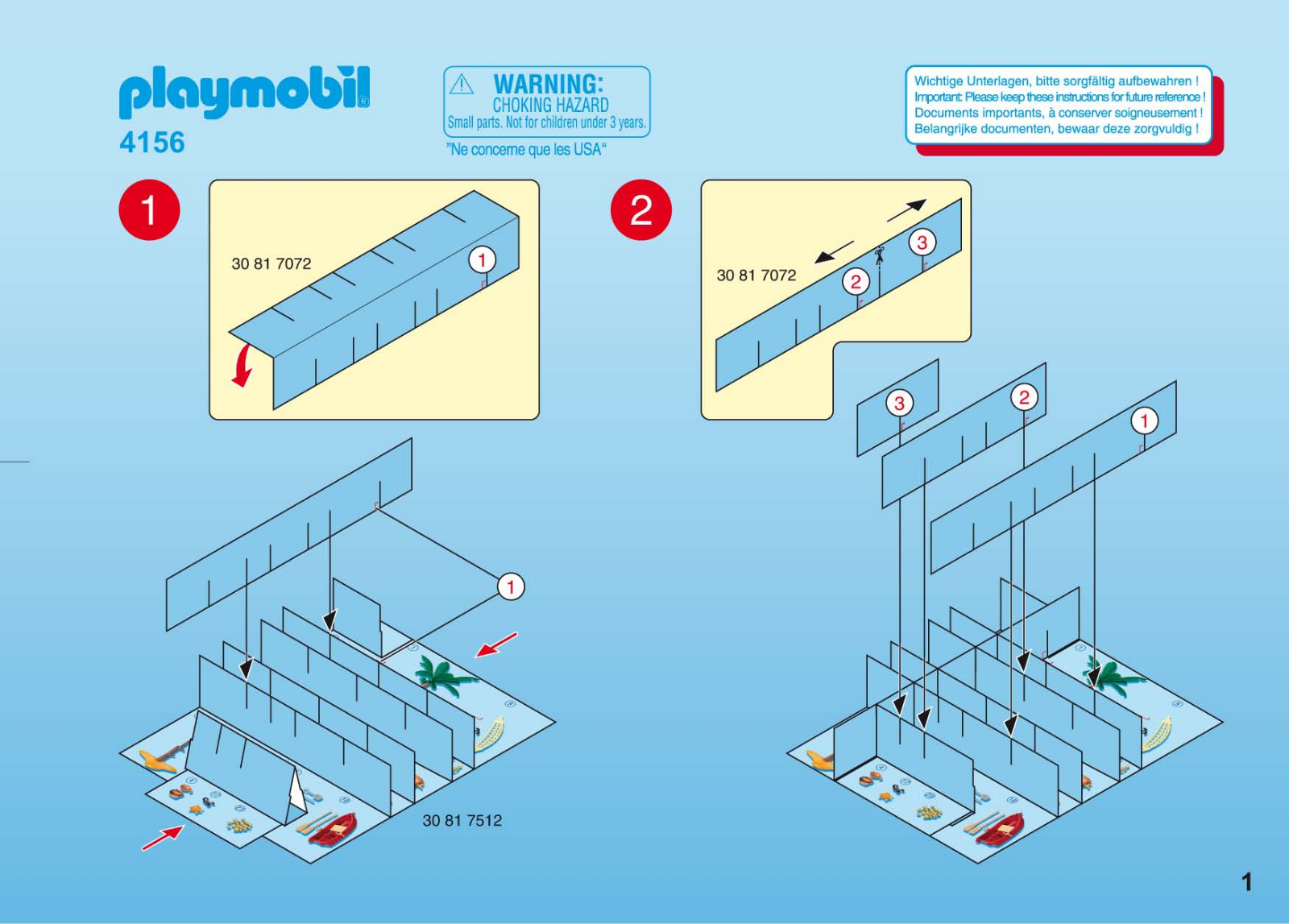 Playmobil 4156 Instructions