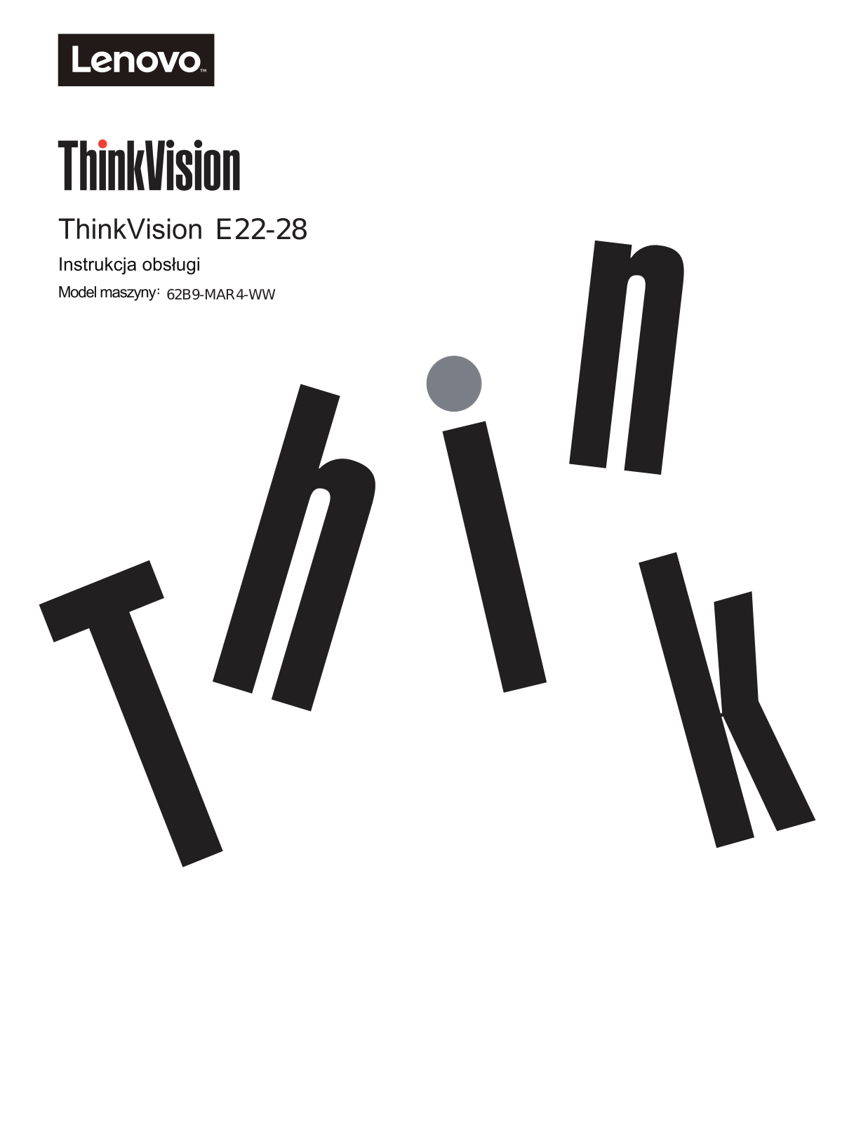 LENOVO ThinkVision E22-28 User guide - ManualMachine.com
