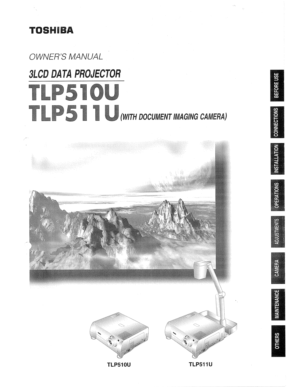 Toshiba TL-511, TL-510 User Manual