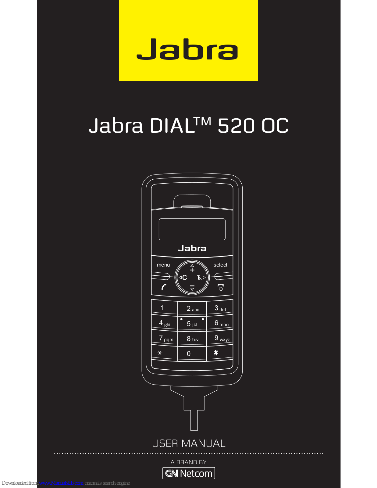 Jabra 520 OC, 7520-09 - DIAL 520 OC, DIAL, DIAL 520 OC User Manual