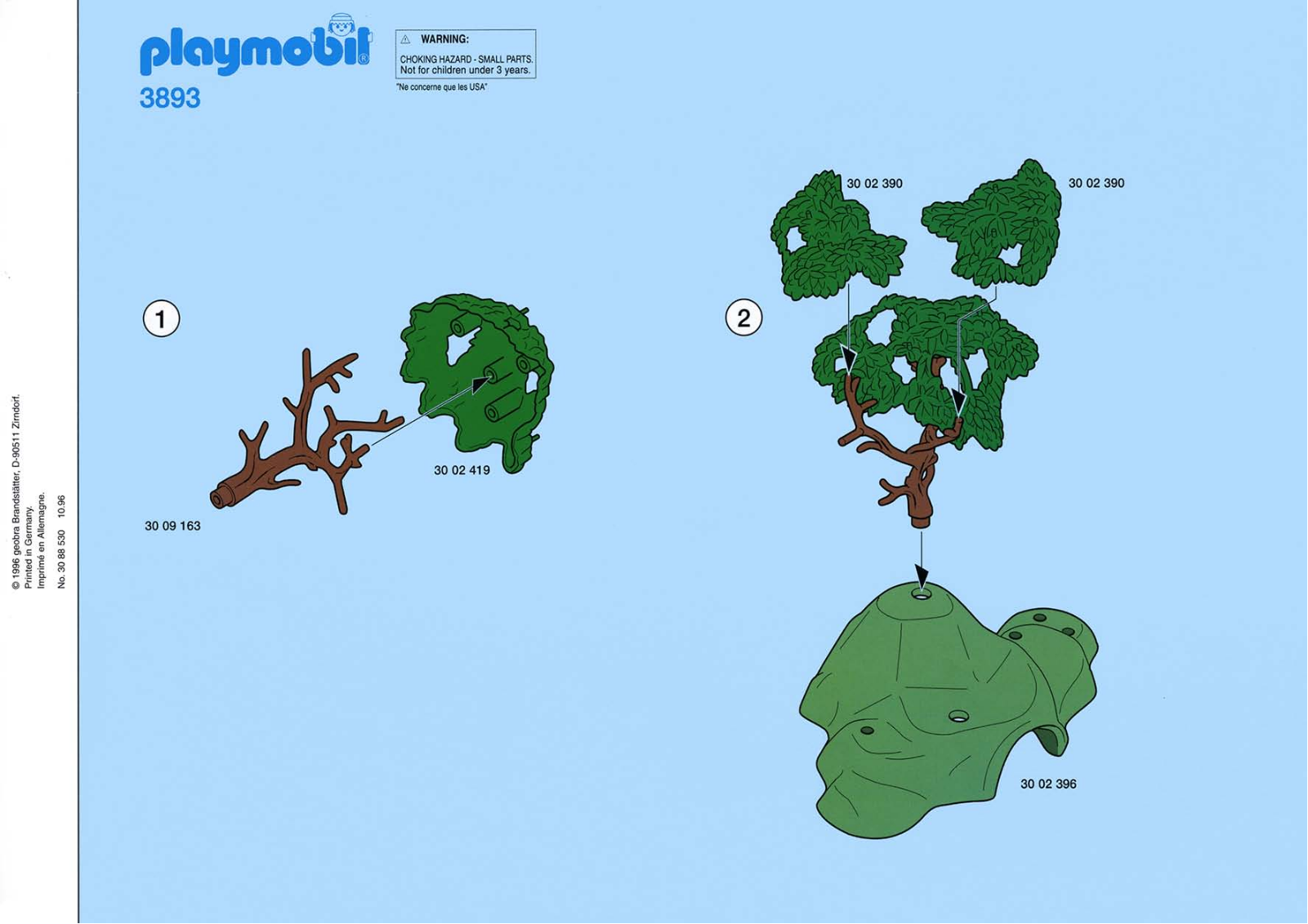 Playmobil 3893 Instructions