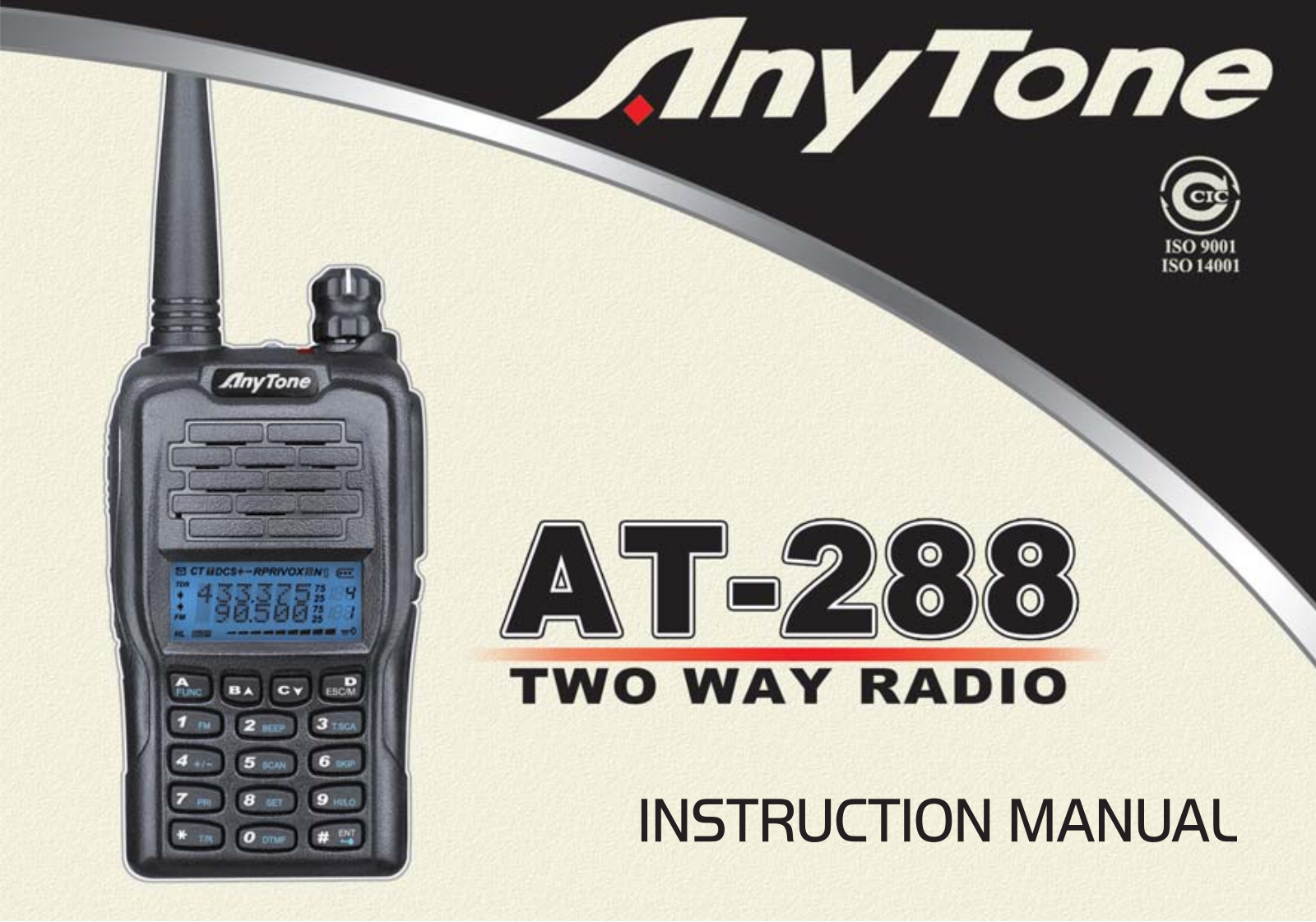 Anytone AT-288 User guide - ManualMachine.com