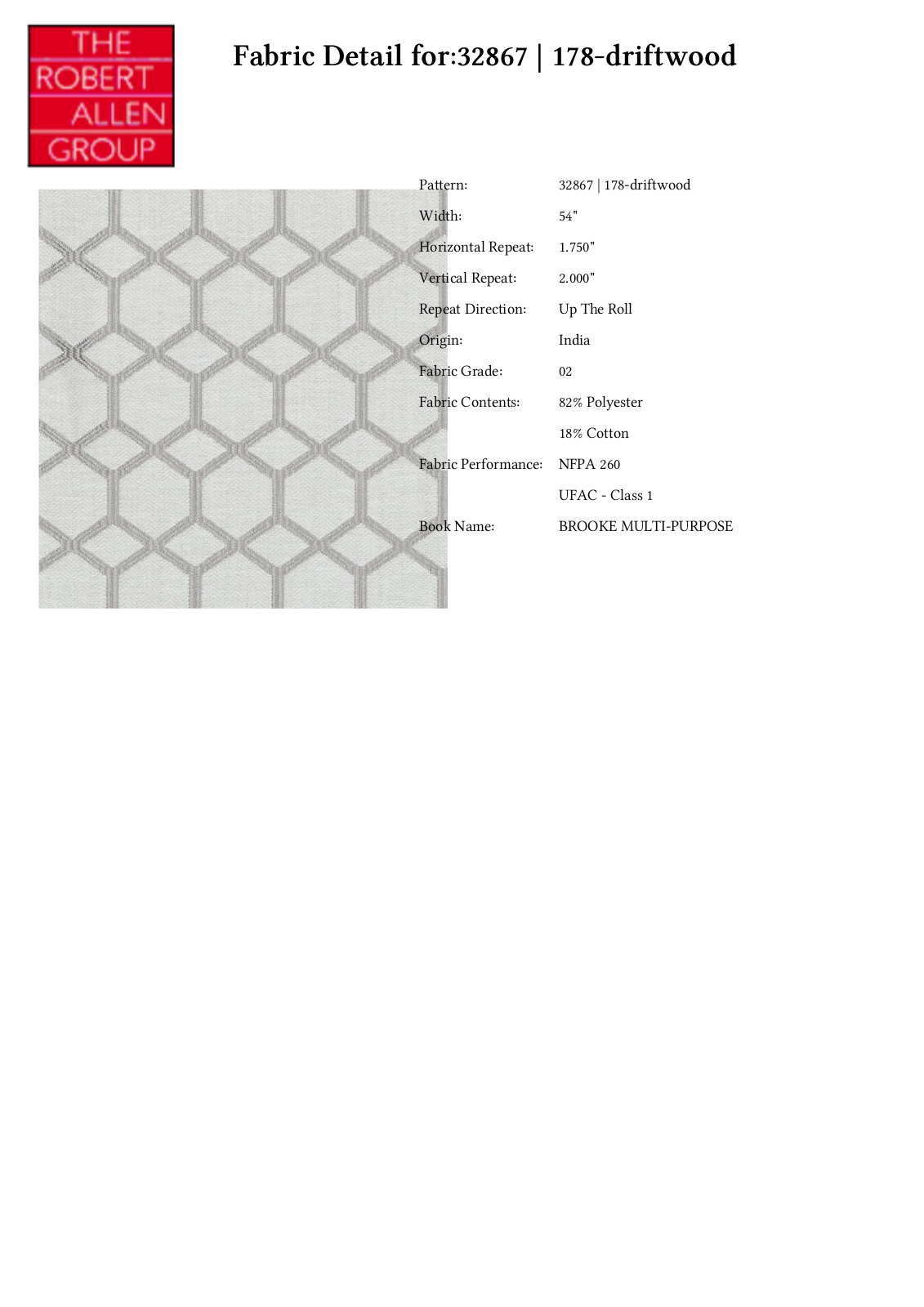 Duralee CRAL4391 Specifications - ManualMachine.com