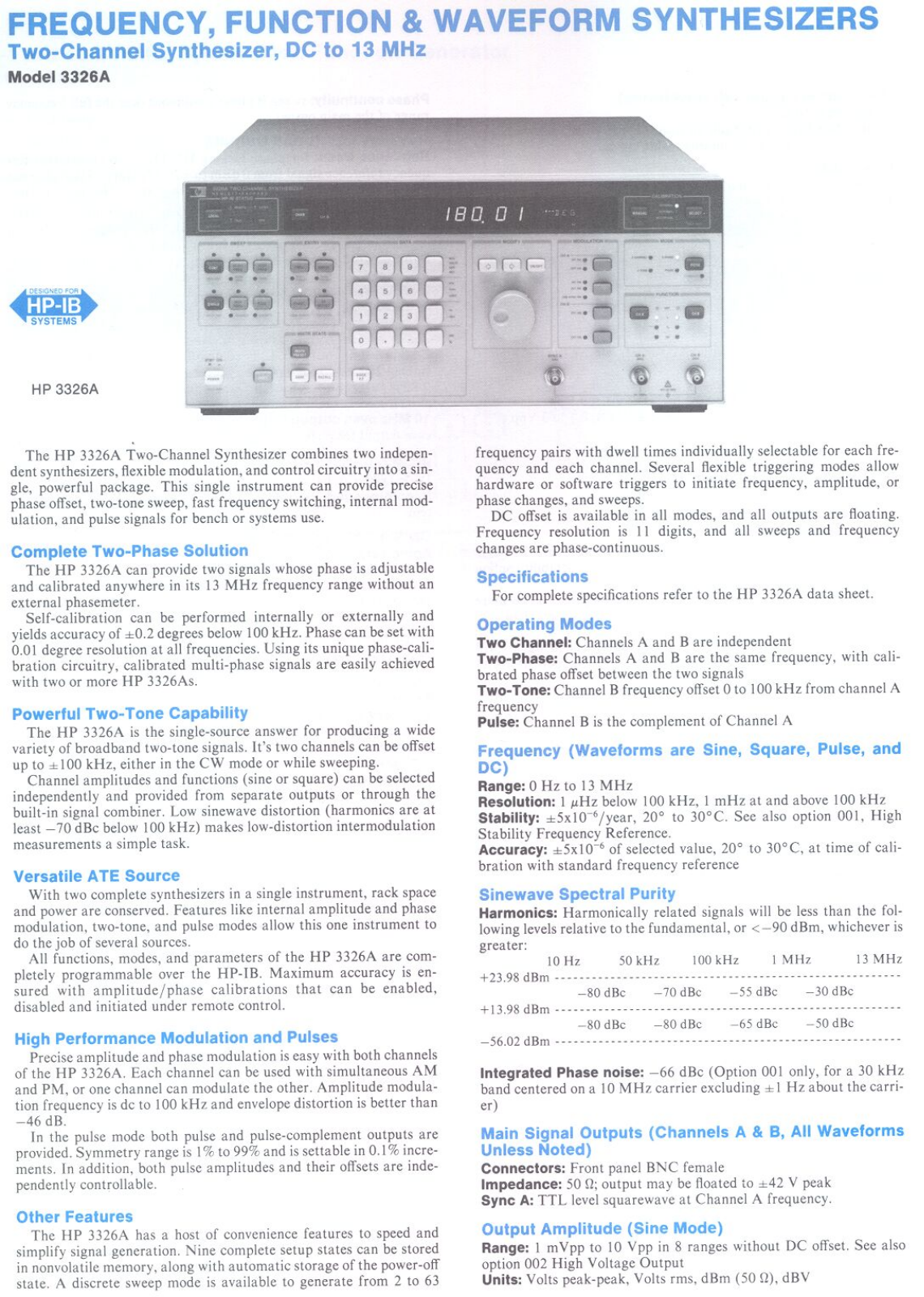 Keysight (Agilent) 87302C Data Sheet