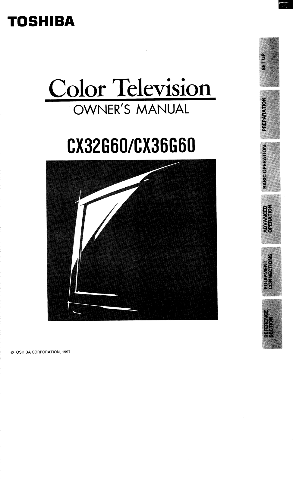 Toshiba CX36G60 User Manual