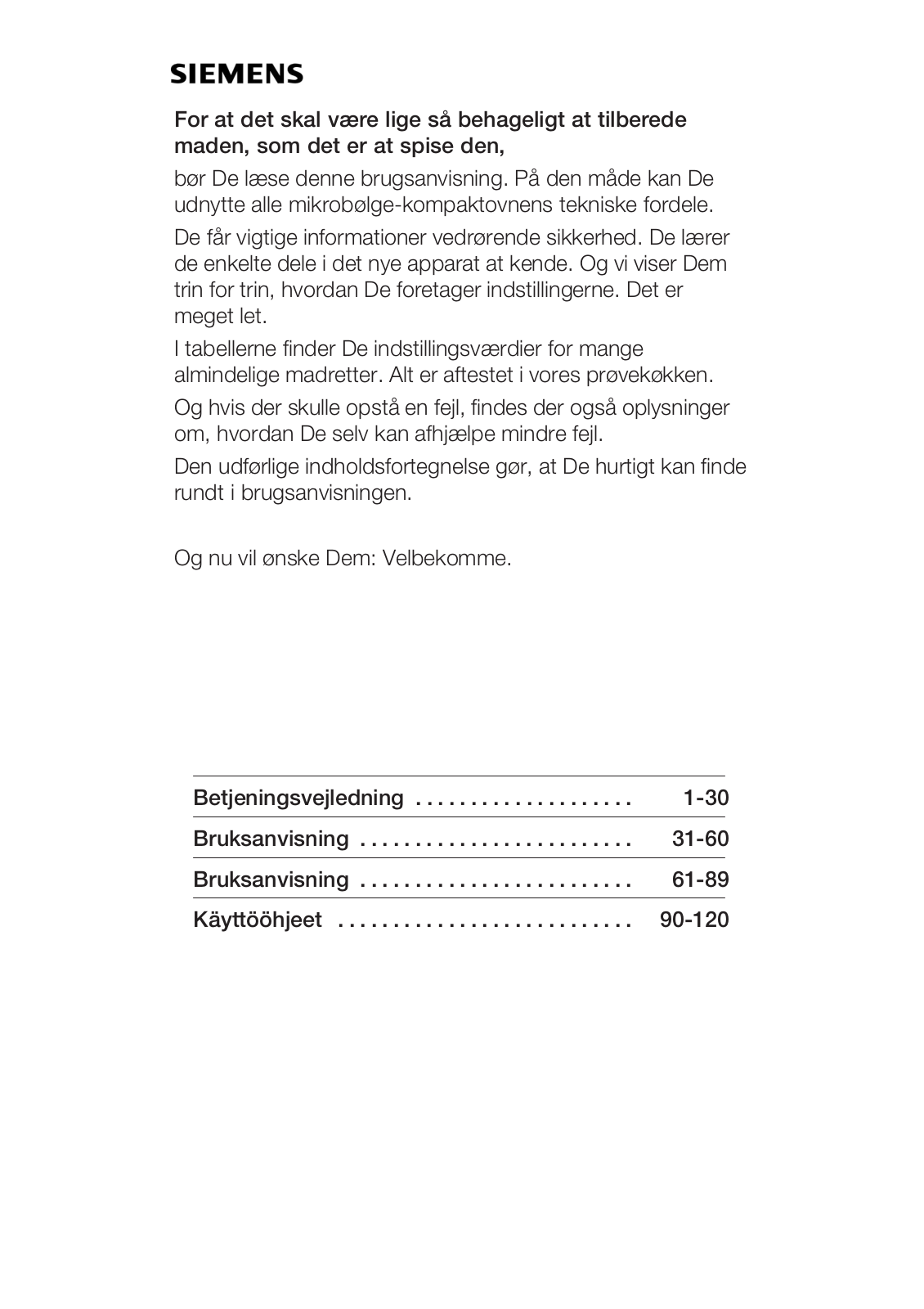 Siemens HF12G240, HF12G540 User Manual