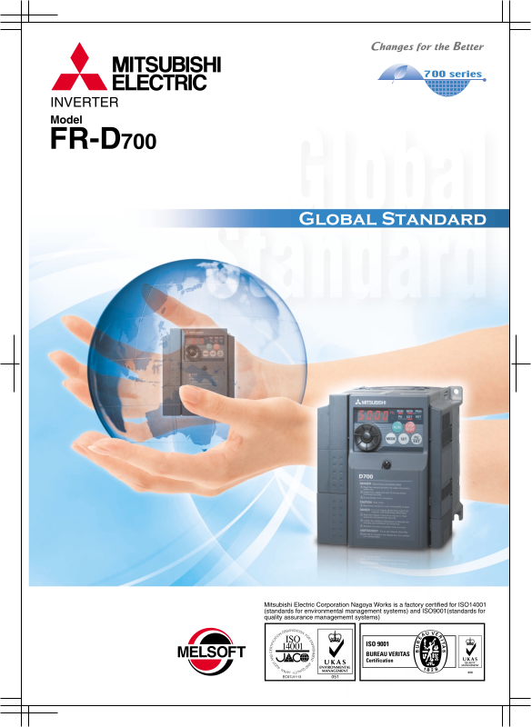 MITSUBISHI FR-D700 User Guide