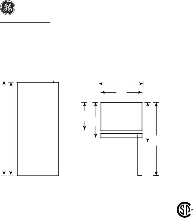 GE GTH15BBM Specification