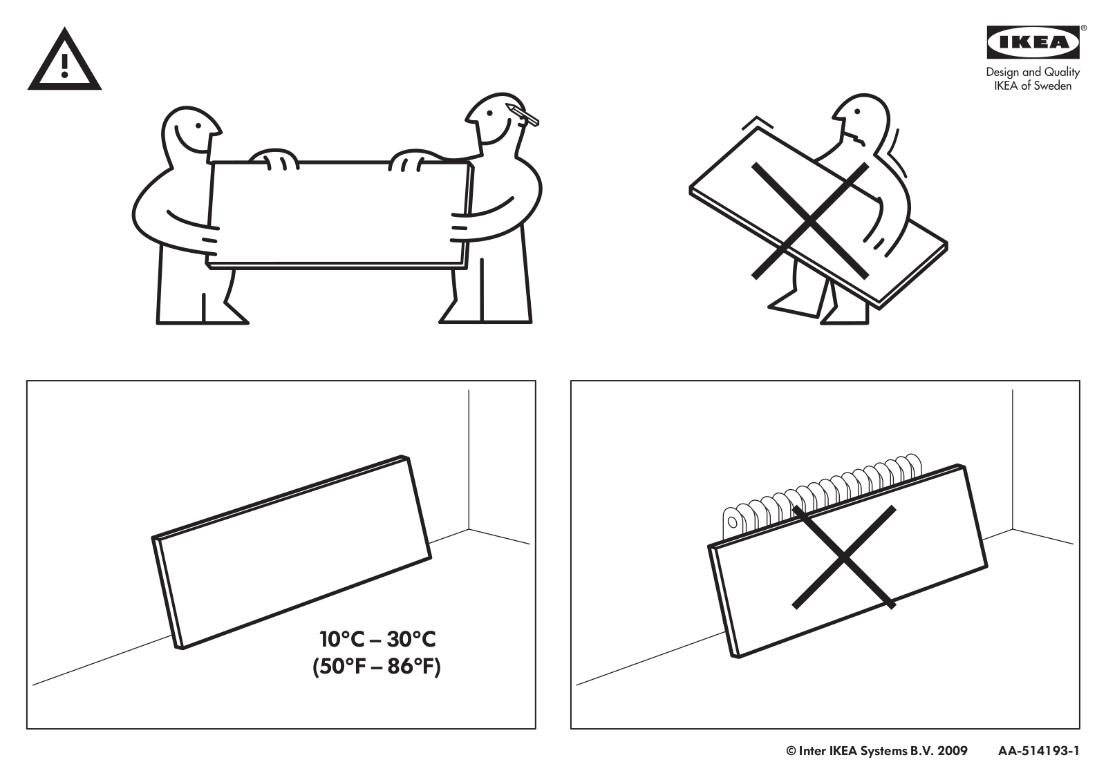 Ikea S49046978, 90331473, 90276612, 80301136, 80274963 User Manual