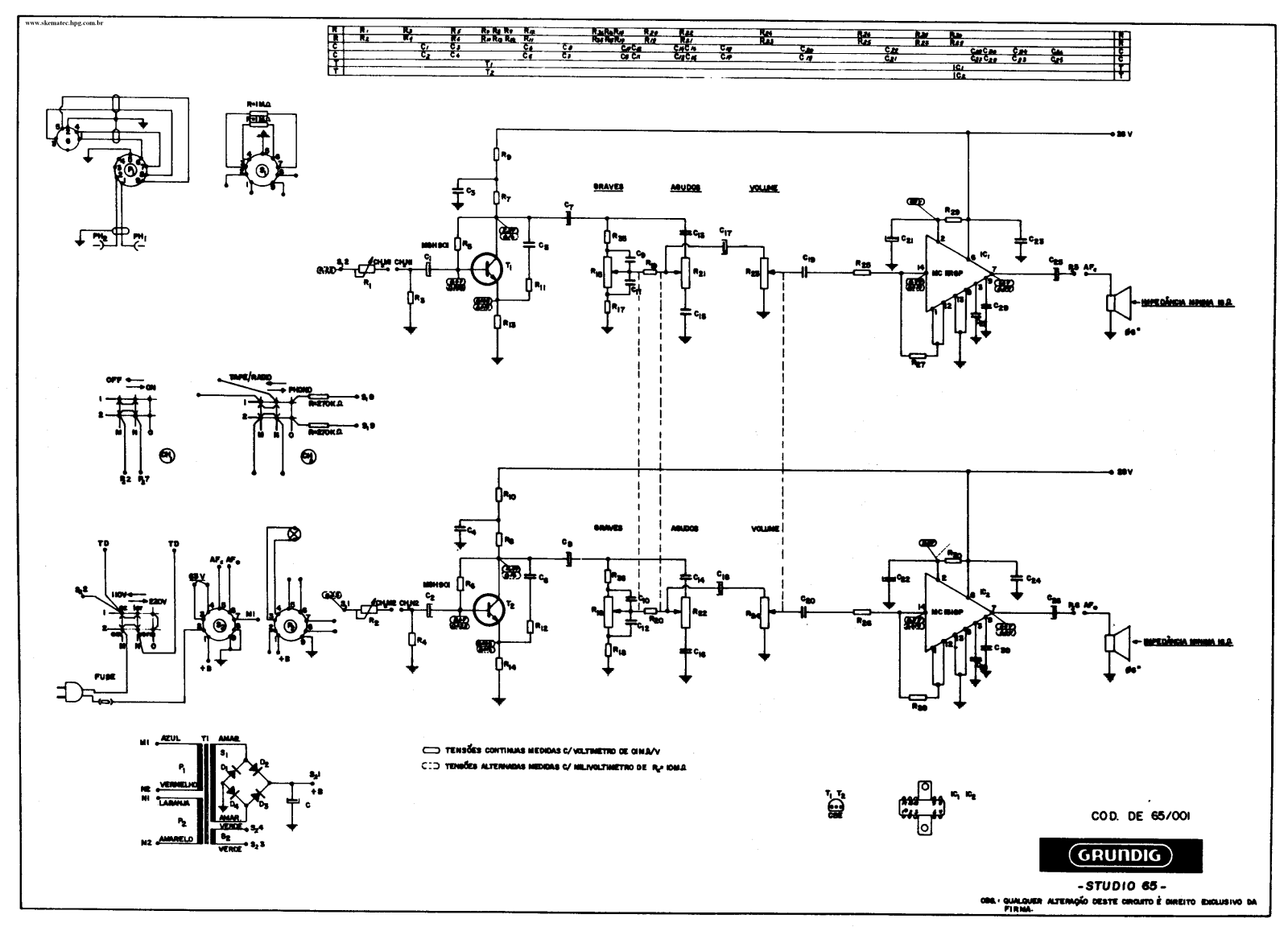 Grundig 65 Schematic