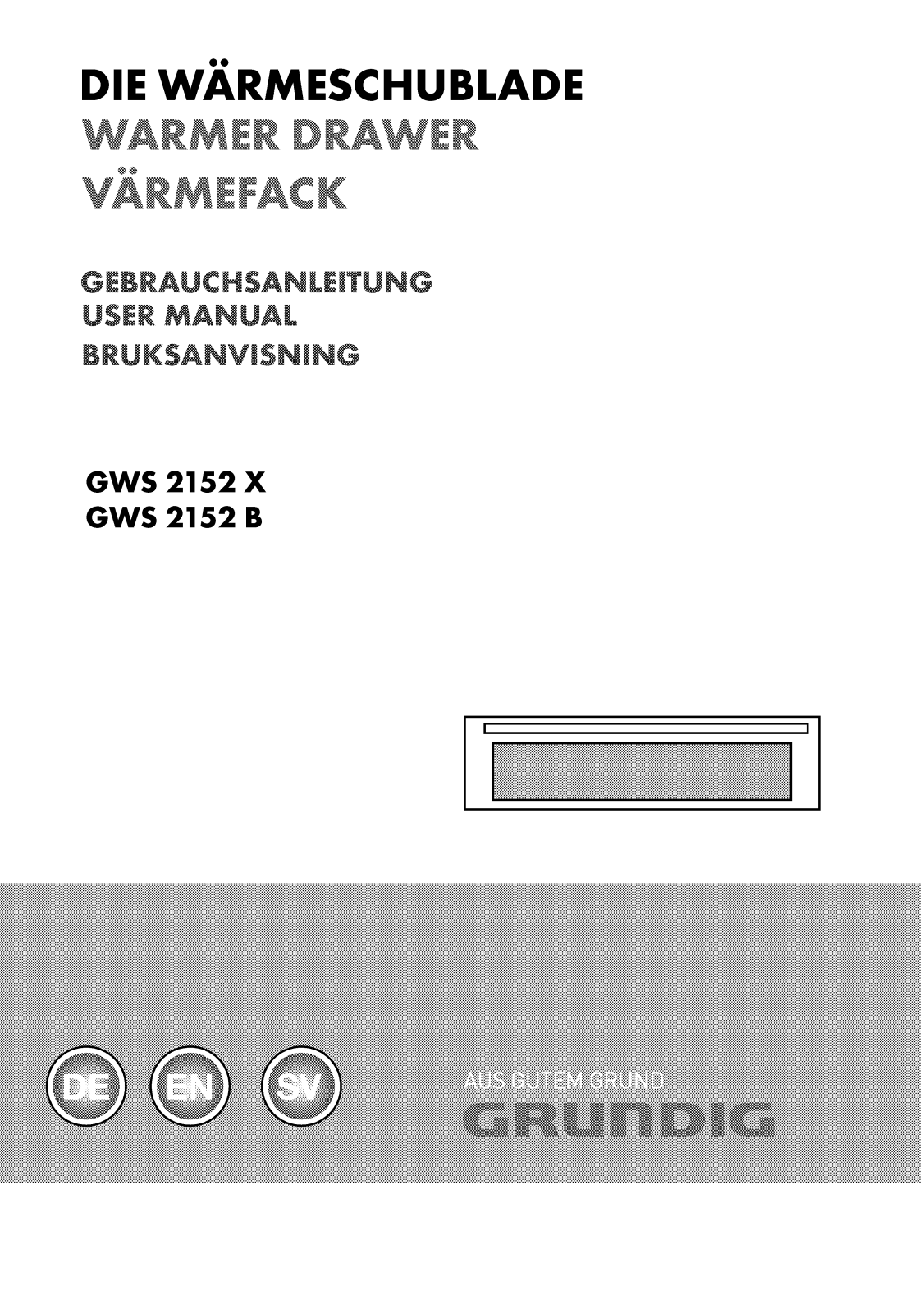 Grundig GWS 2152 X, GWS 2152 B User Manual