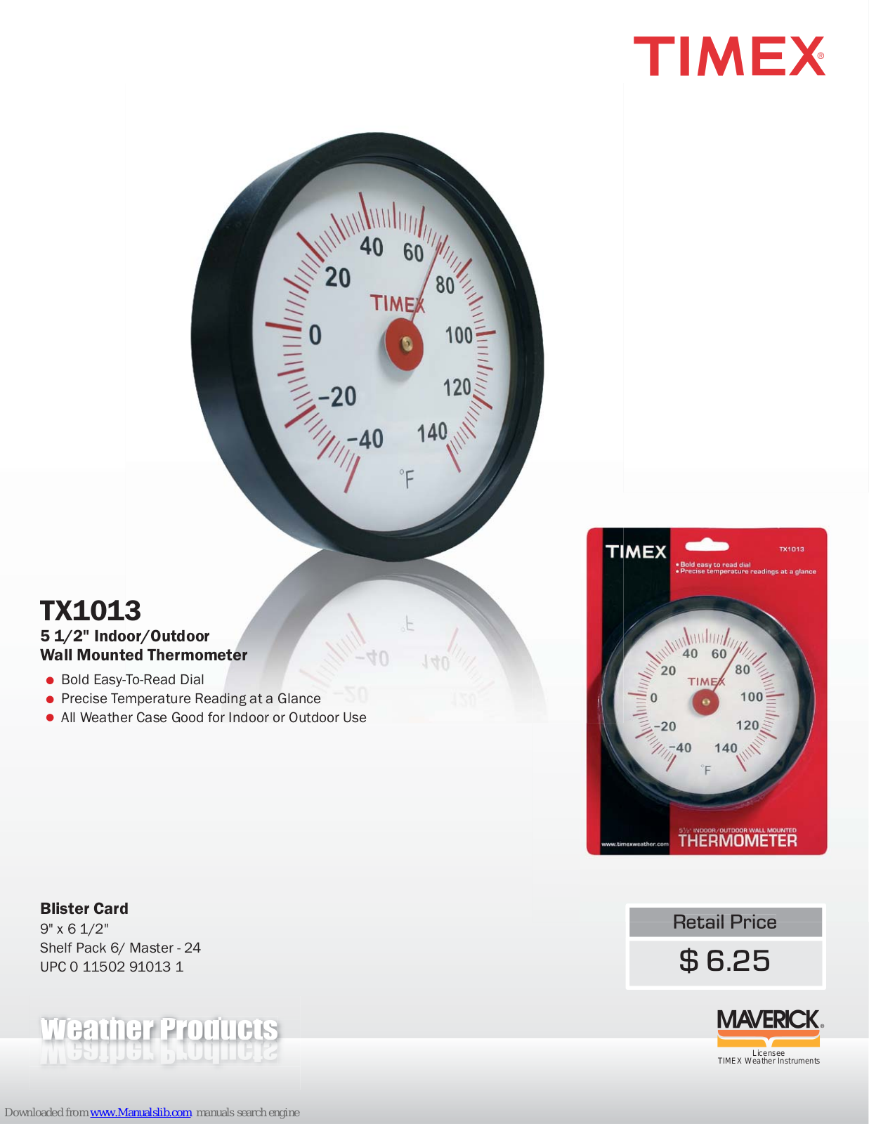 Timex TX1013 Features