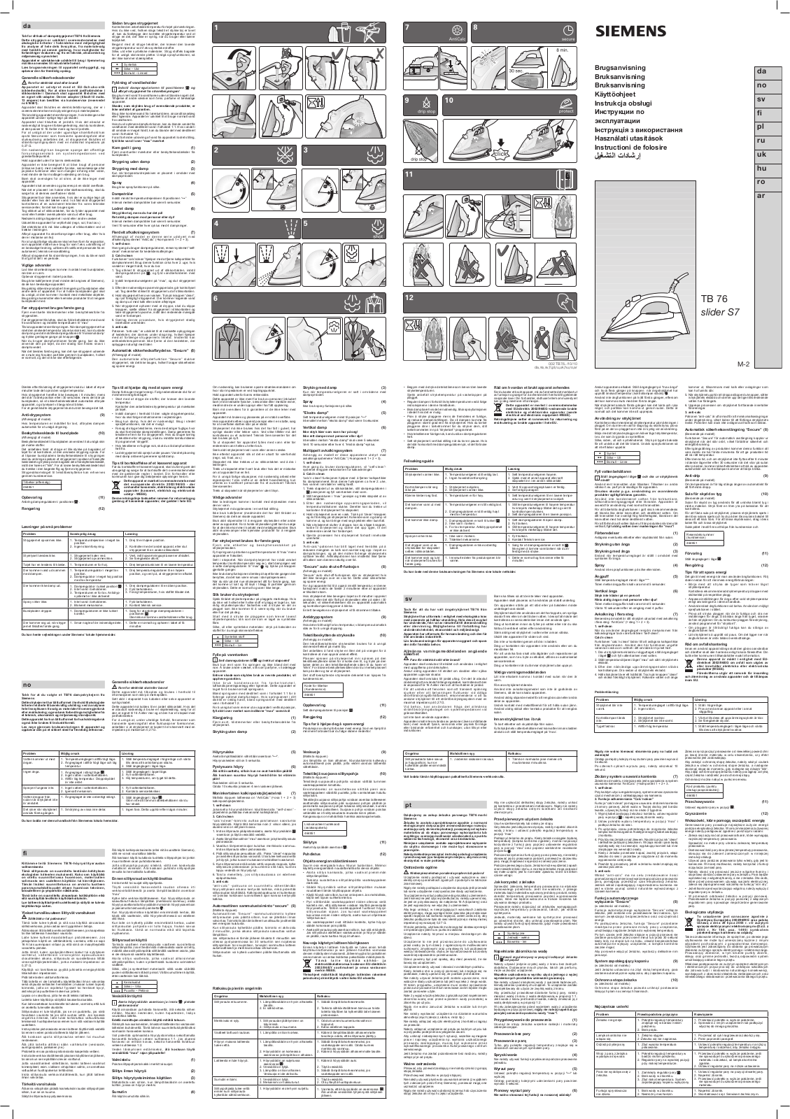 Siemens TB76110 User Manual