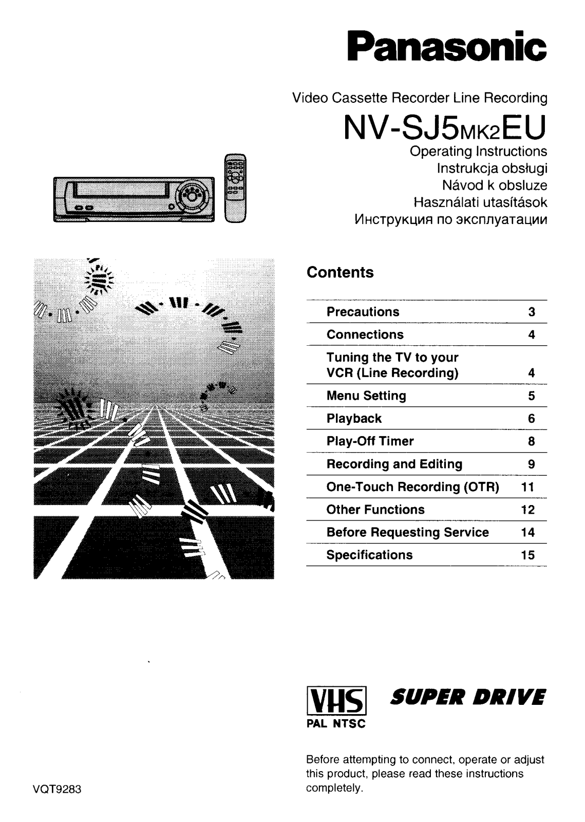 Panasonic NV-SJ5MK2EU User Manual