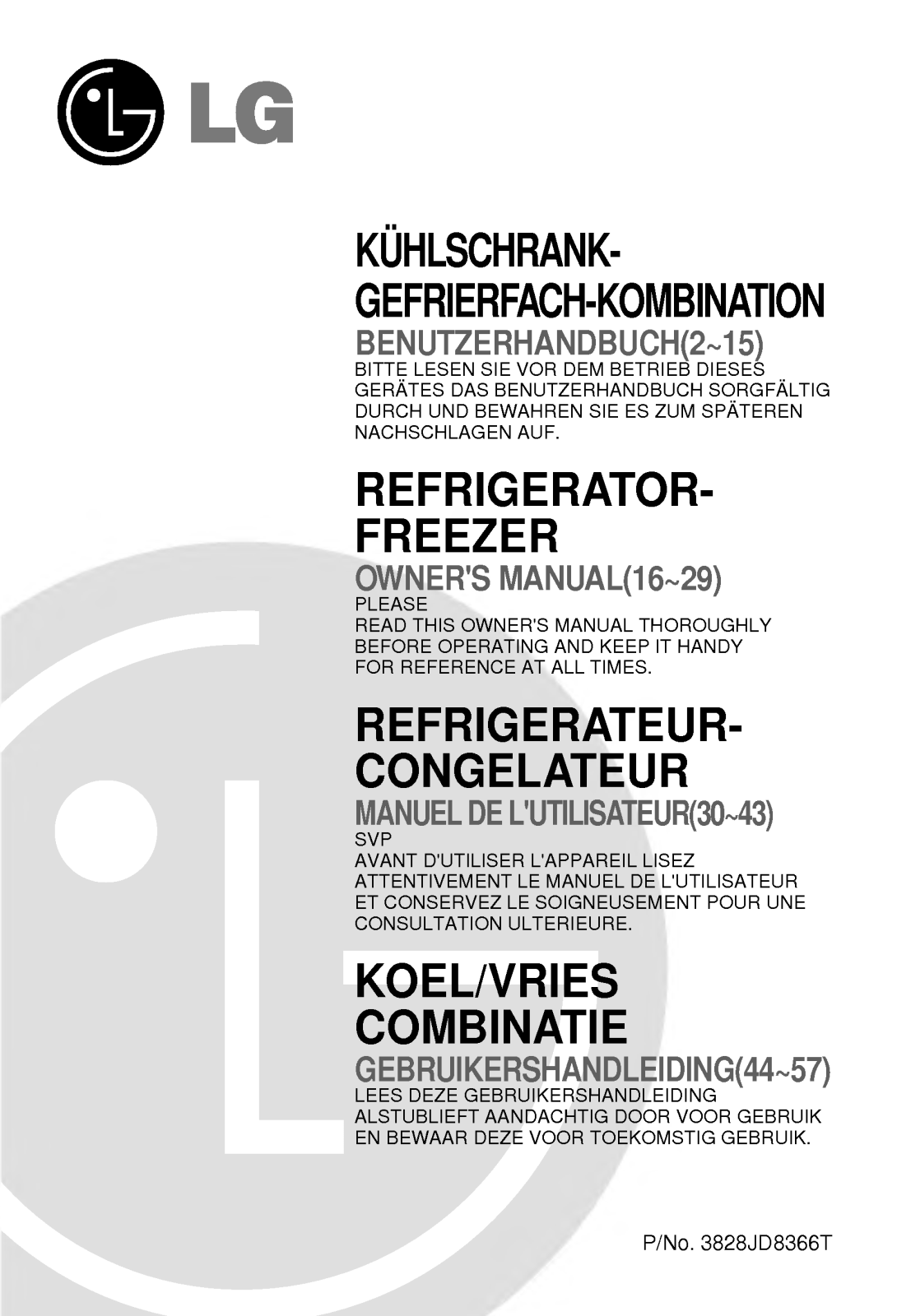 Lg GR-372SF User Manual