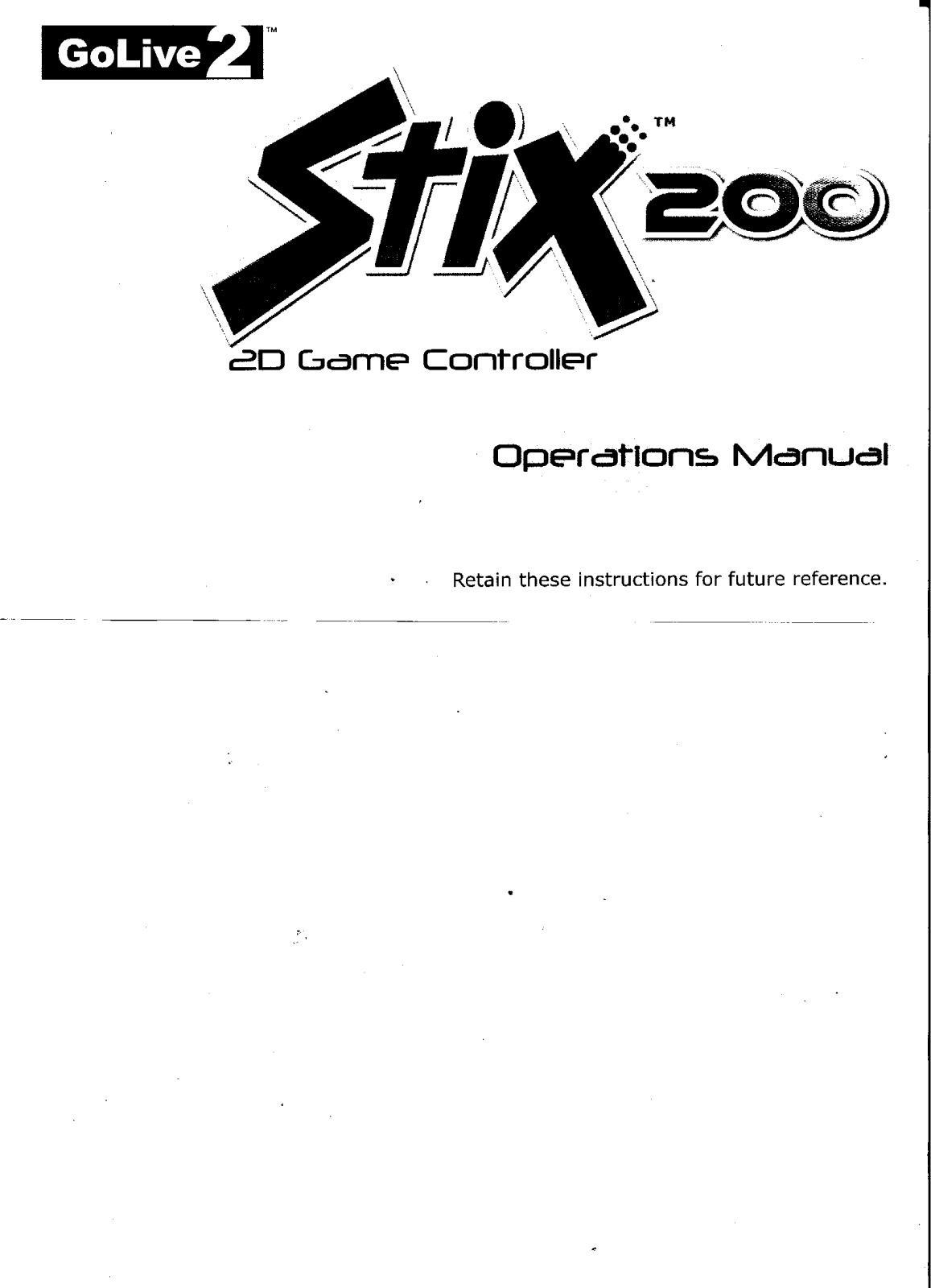 Playhut STIX200GPR, STIX23970GP User Manual