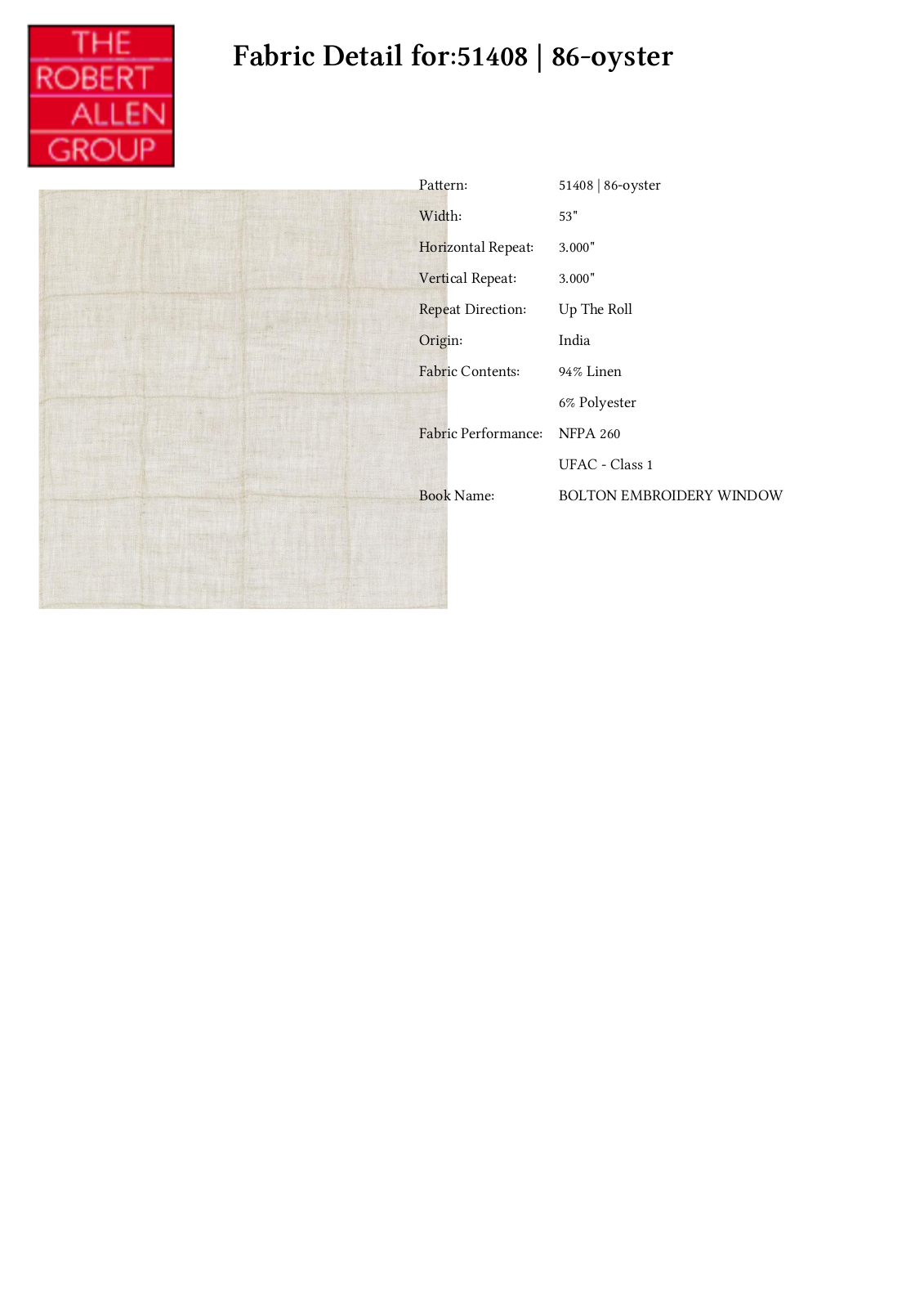 Duralee CRAL4099 Specifications - ManualMachine.com