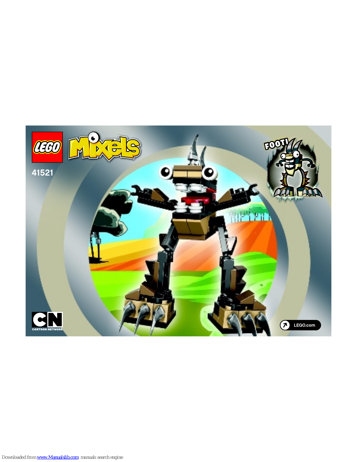 LEGO Mixels Footi 41521 Building Instructions