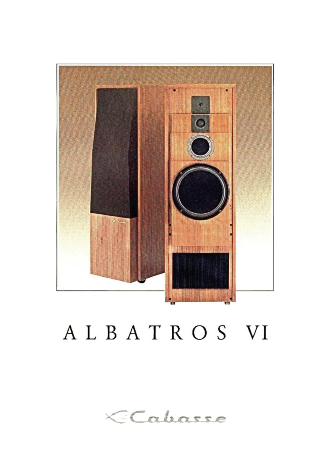 Cabasse Albatros VI User guide - ManualMachine.com