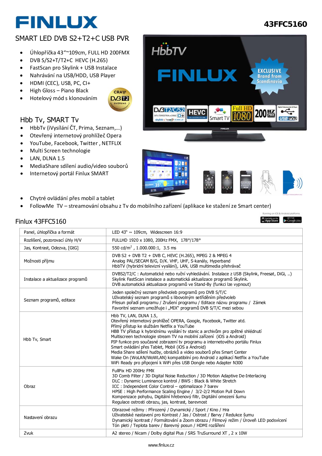 Finlux 43FFC5160 User Manual