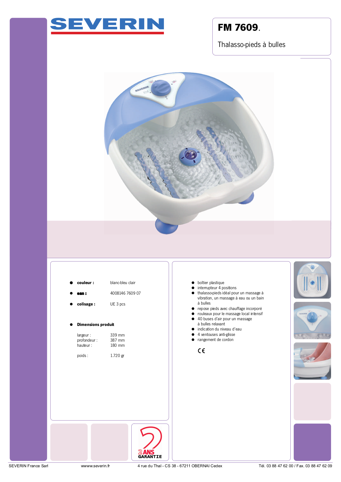 Severin FM 7609 User Manual