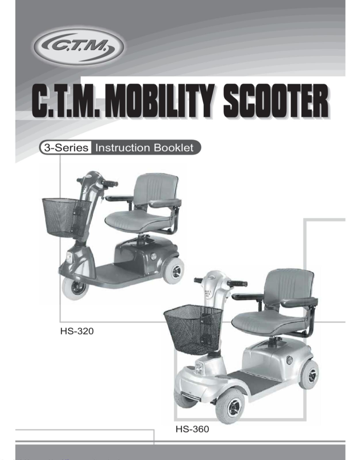 C.T.M. HS-360 Instruction Booklet