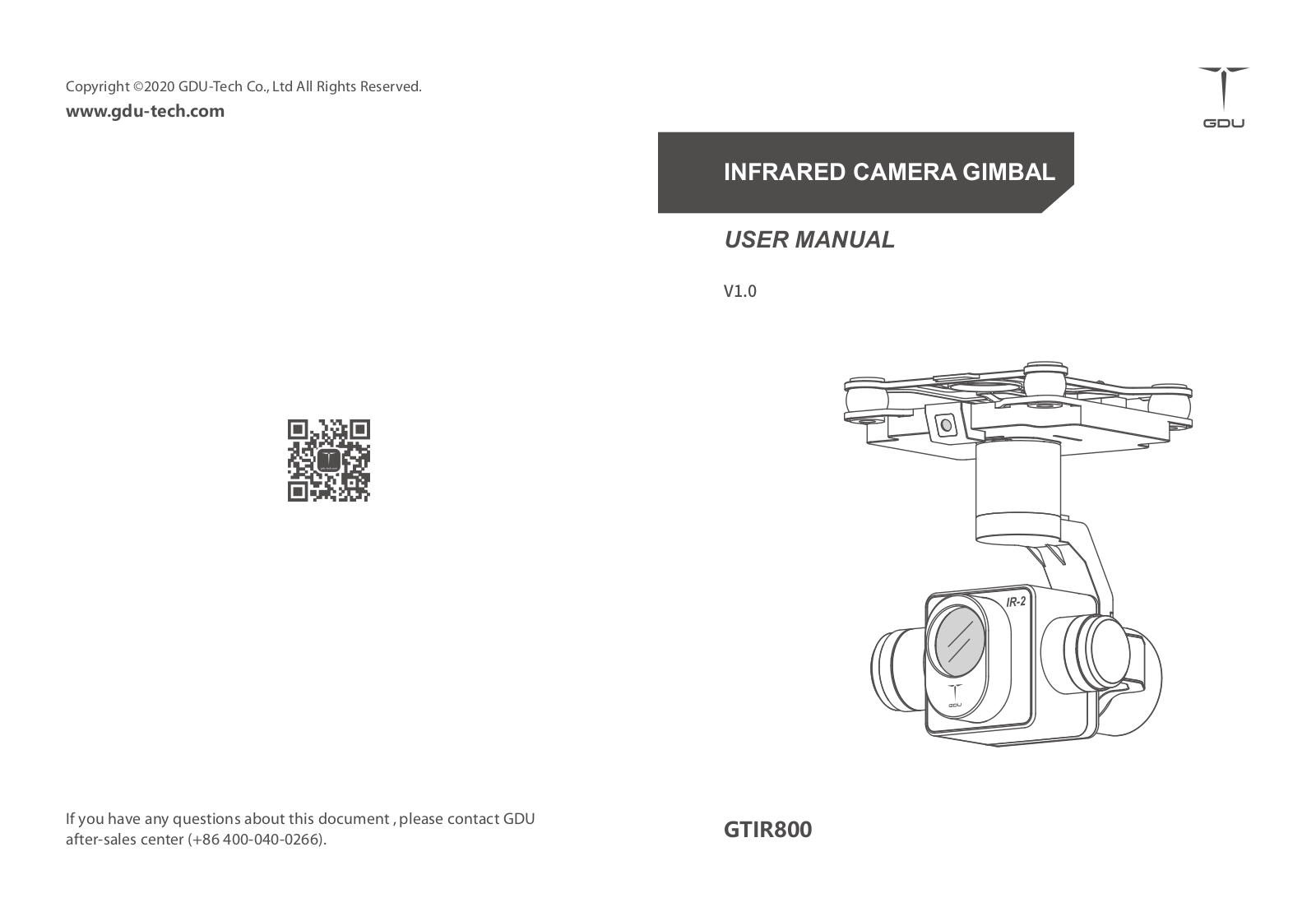 GDU GTIR800 User guide