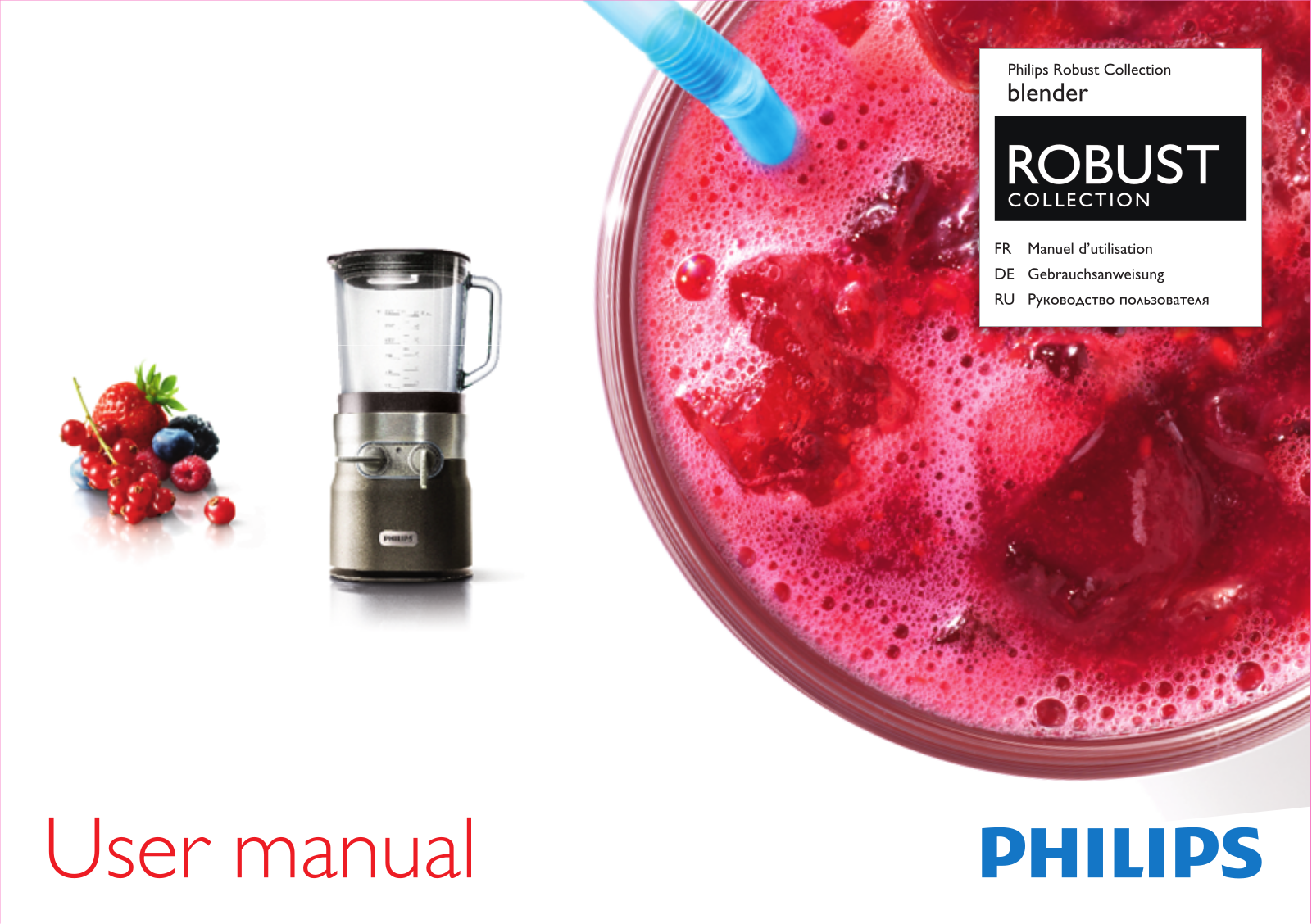 Philips Robust Collection Blender User Manual