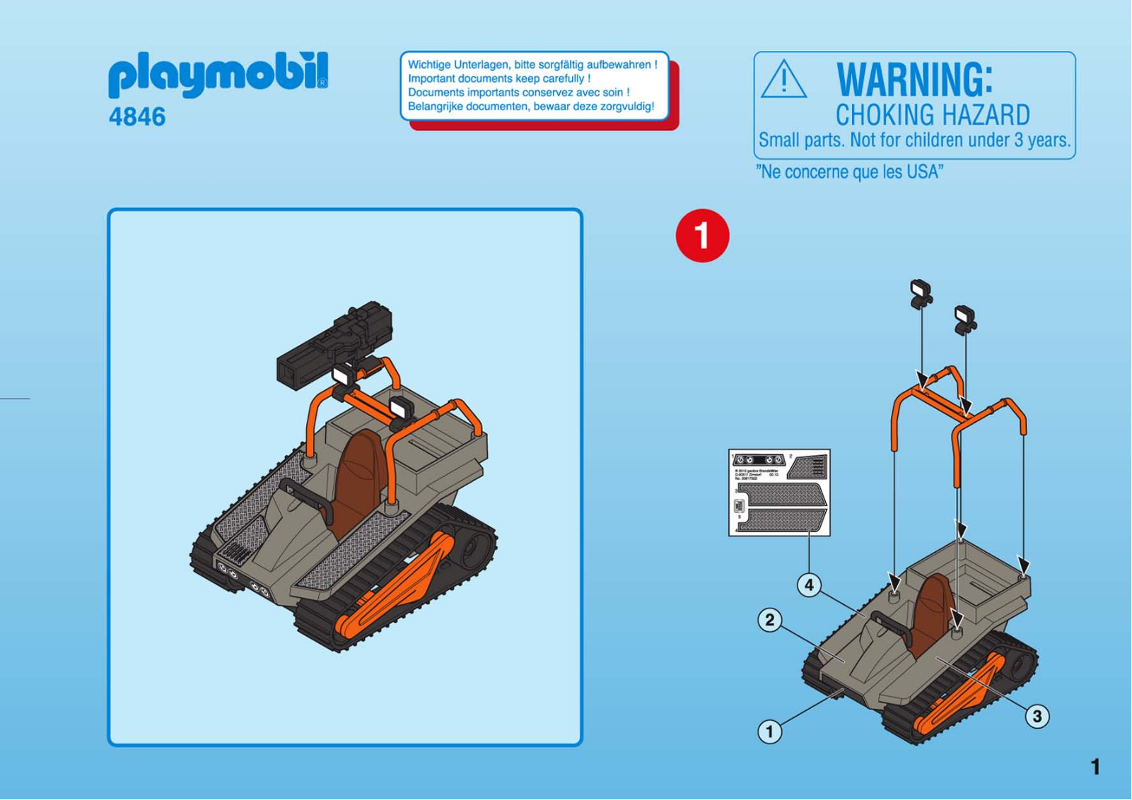 Playmobil 4846 Instructions