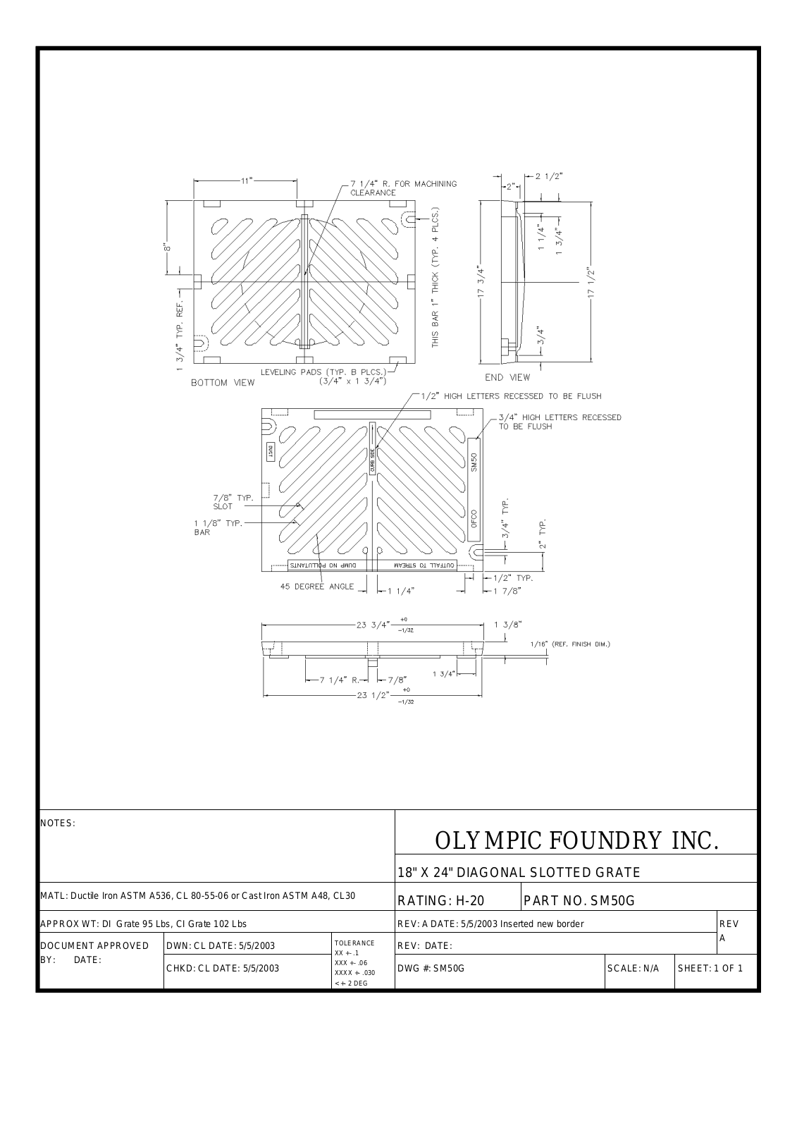 Olympic Foundry SM50G Shematics - ManualMachine.com