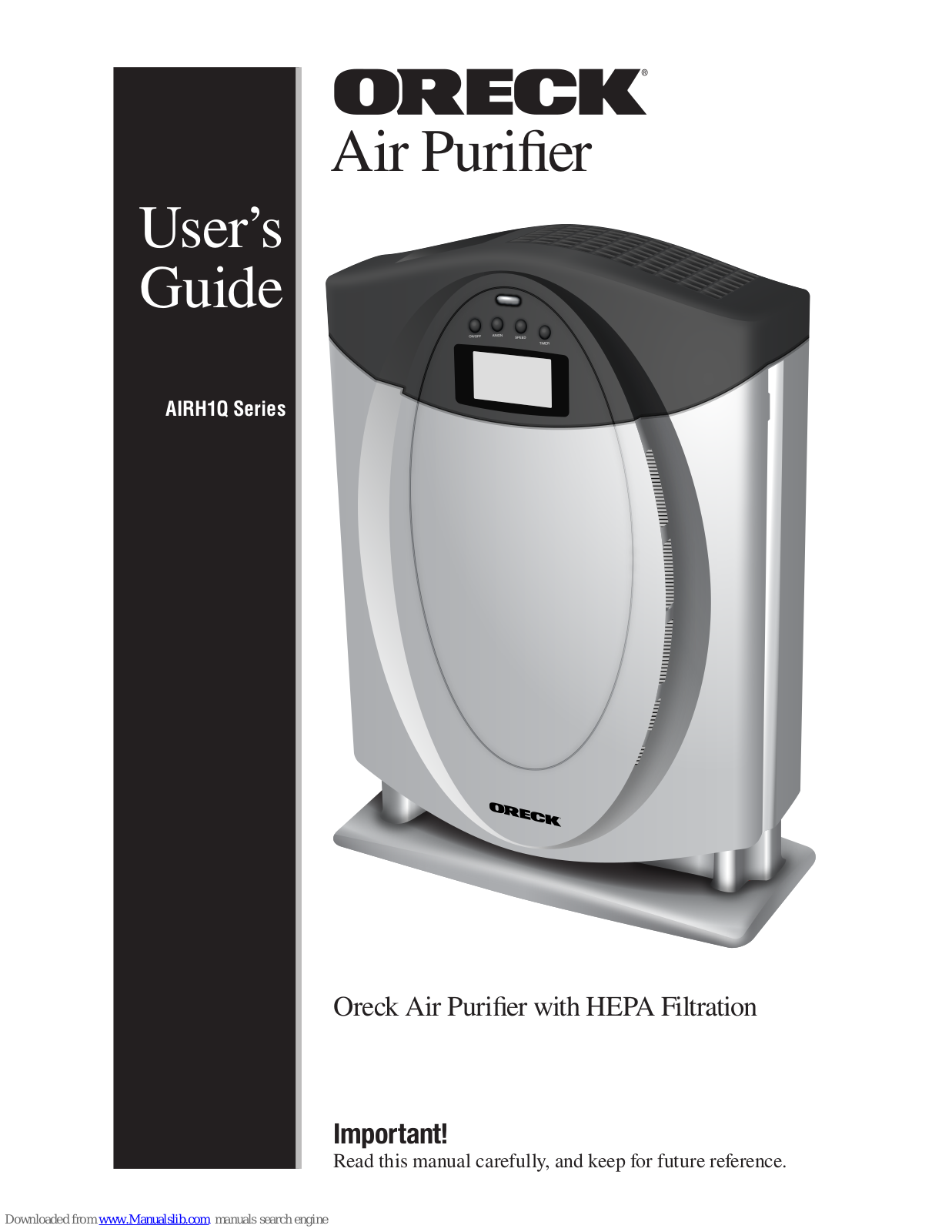 Oreck AIRH1Q User Manual