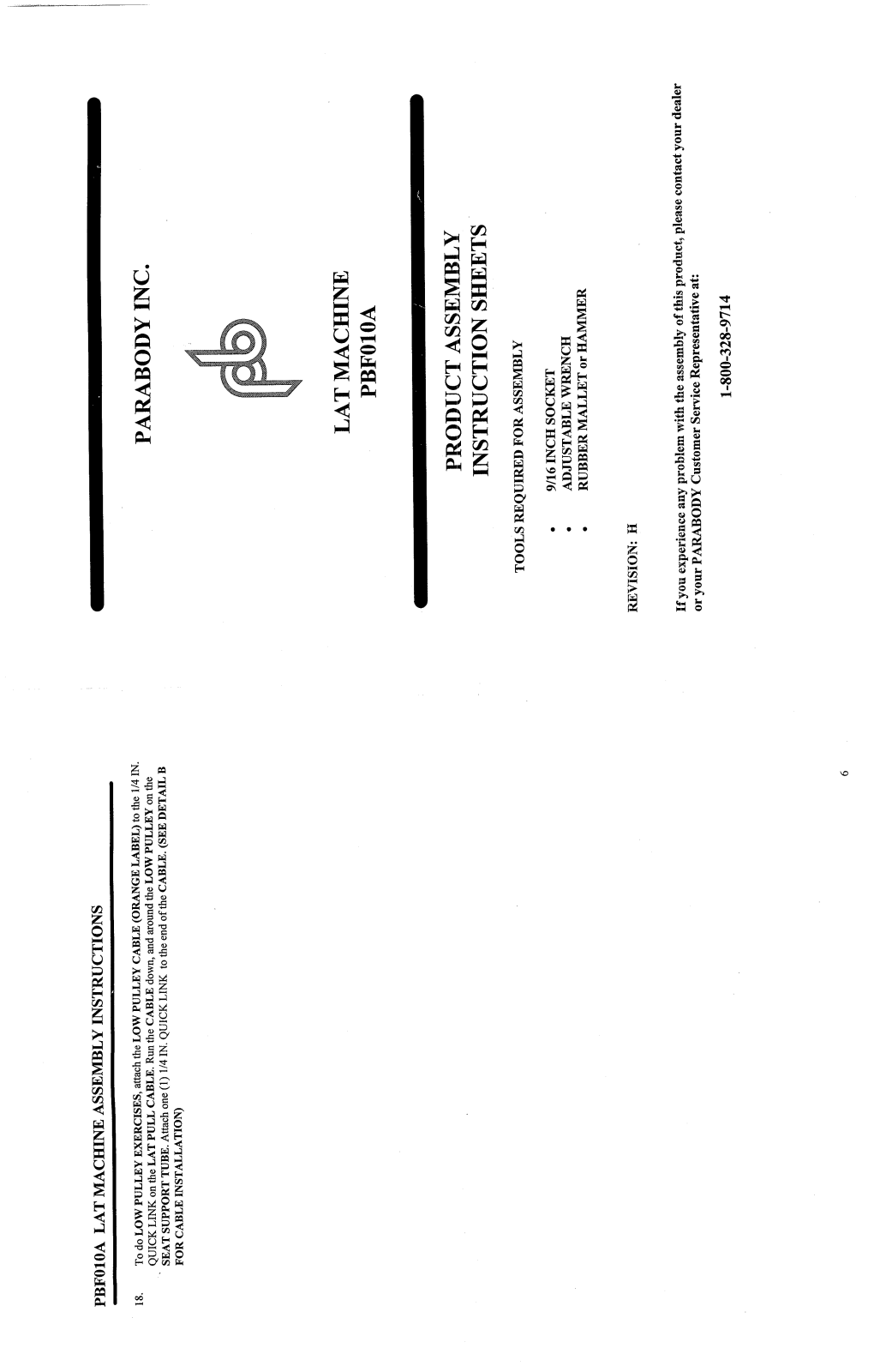 ParaBody PBF010A User Manual