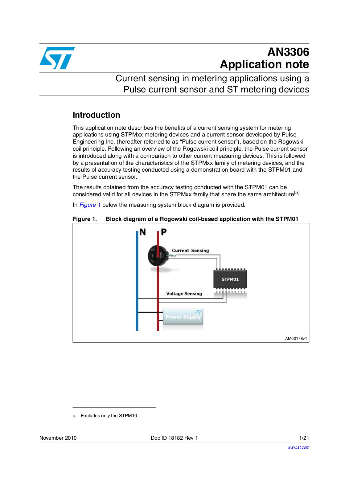 ST AN3306 APPLICATION NOTE