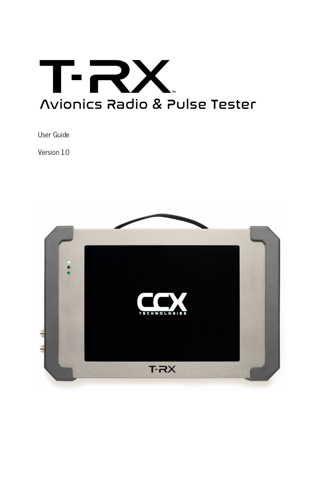 CCX Technologies T-RX User Manual - ManualMachine.com