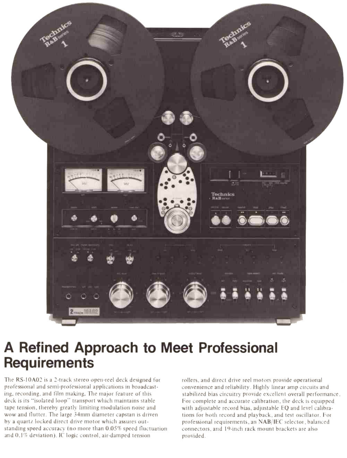 Technics RS-10-A-02 Owners Manual