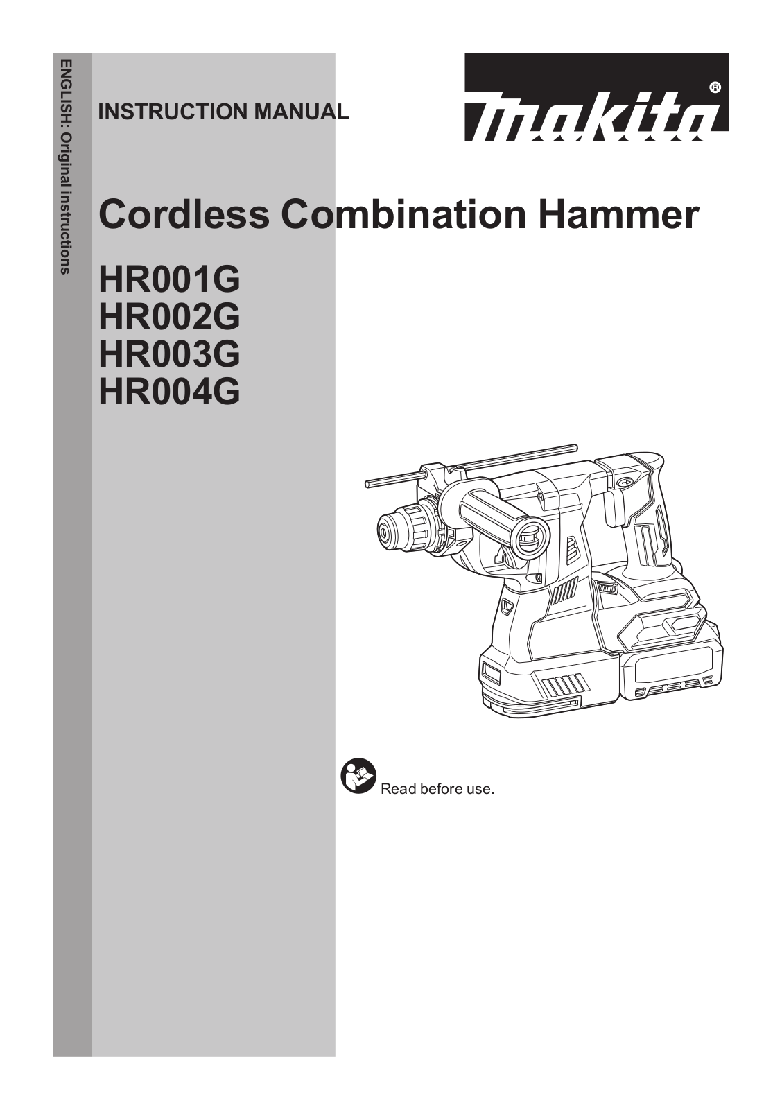 Makita HR003GZ User Manual