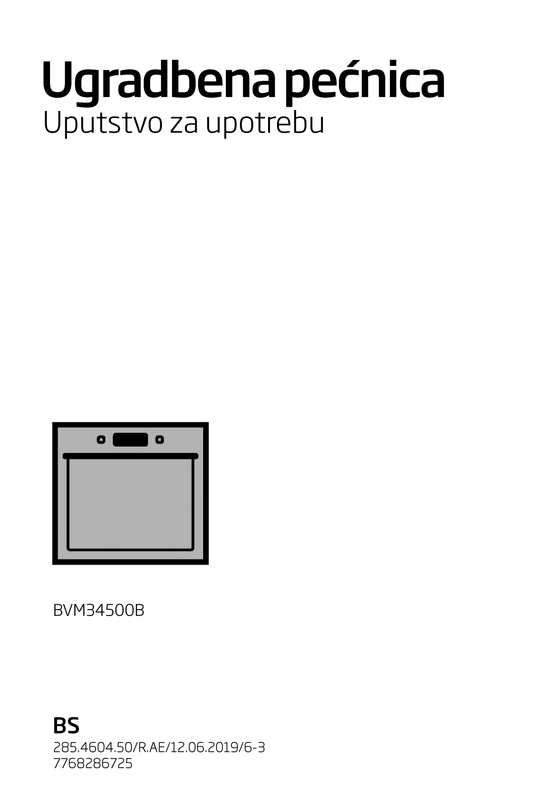 Beko BVM34500B User manual