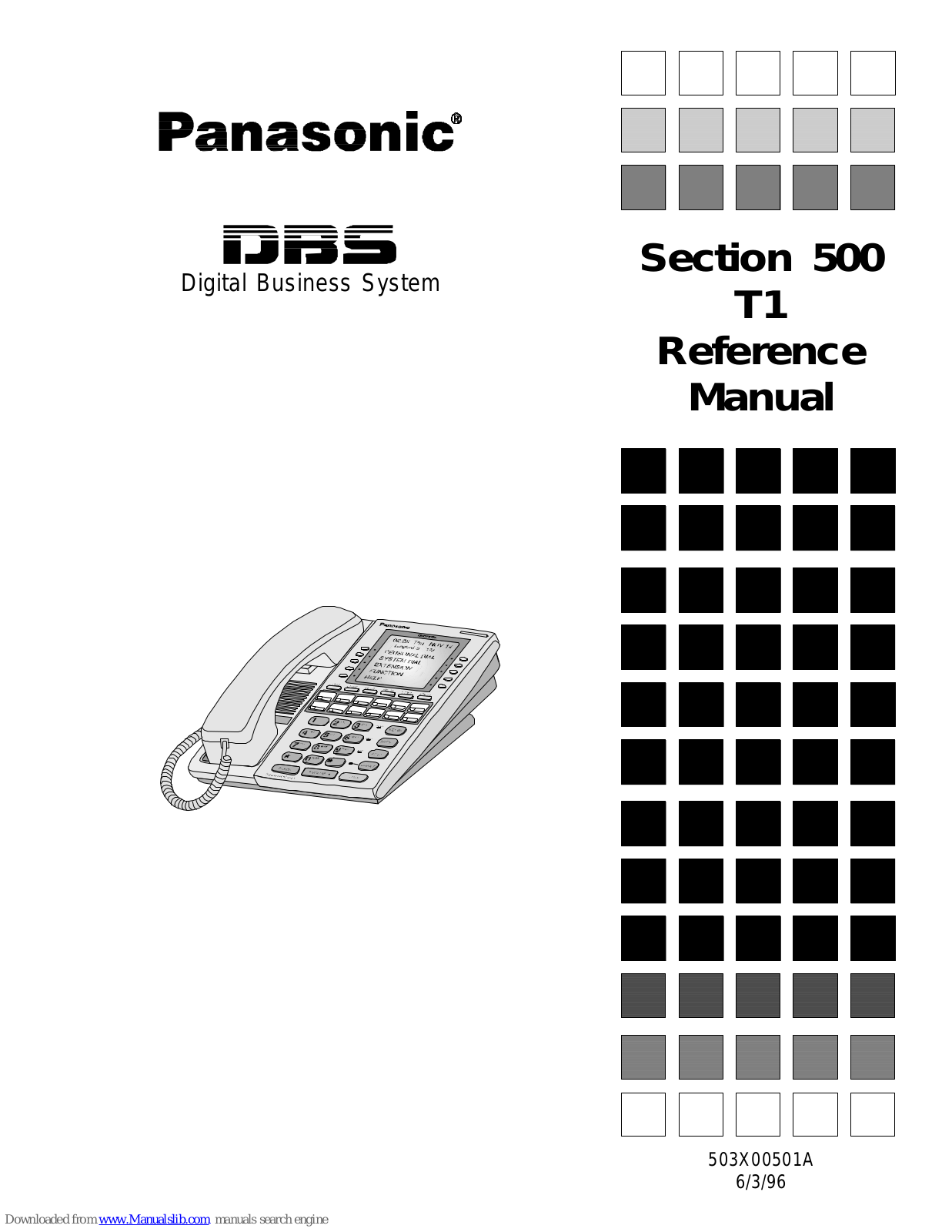 Panasonic DBS T1 Reference Manual - ManualMachine.com